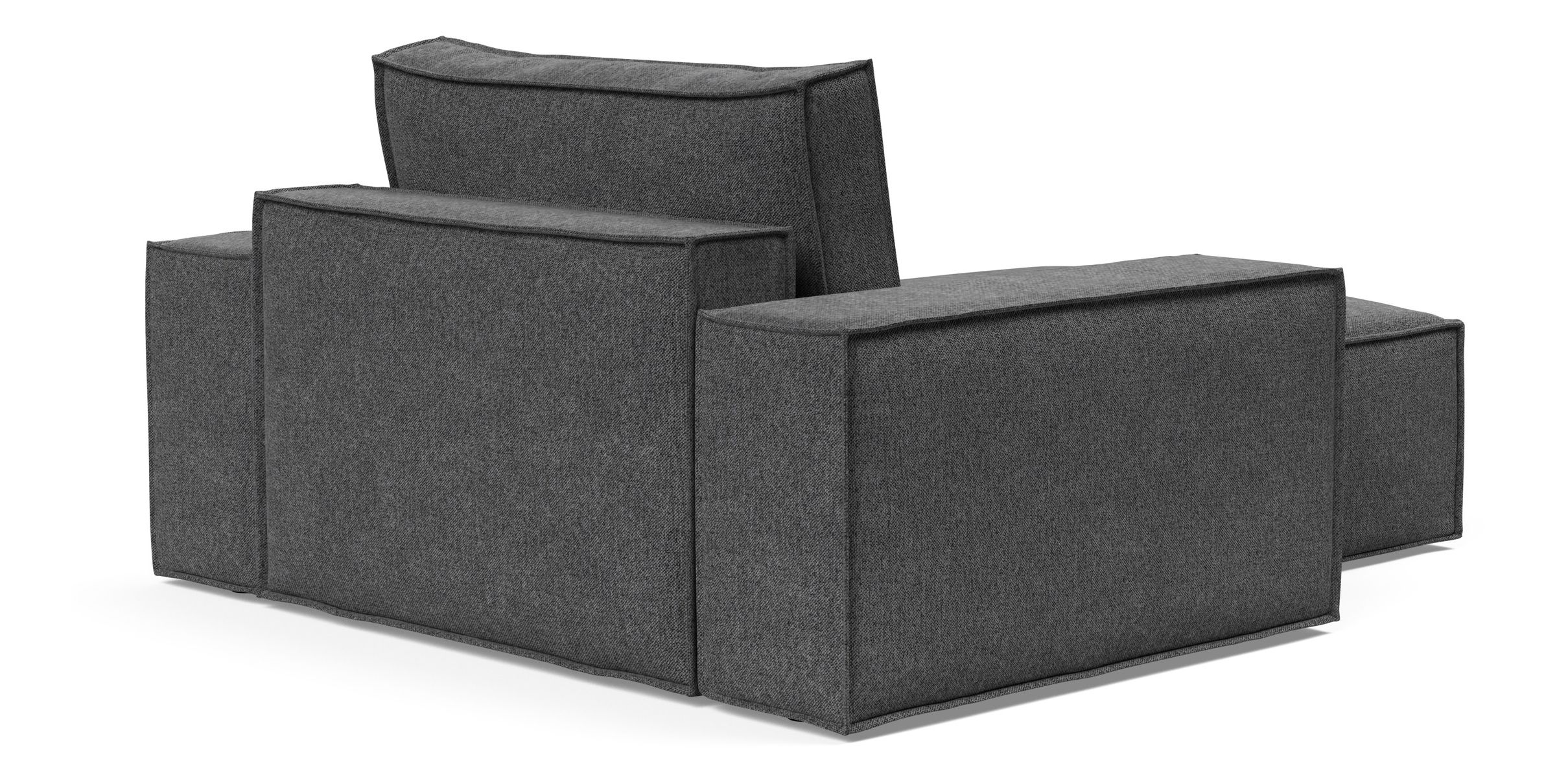 Newilla Storage Lounger Chair w/ Wide Arm Rests