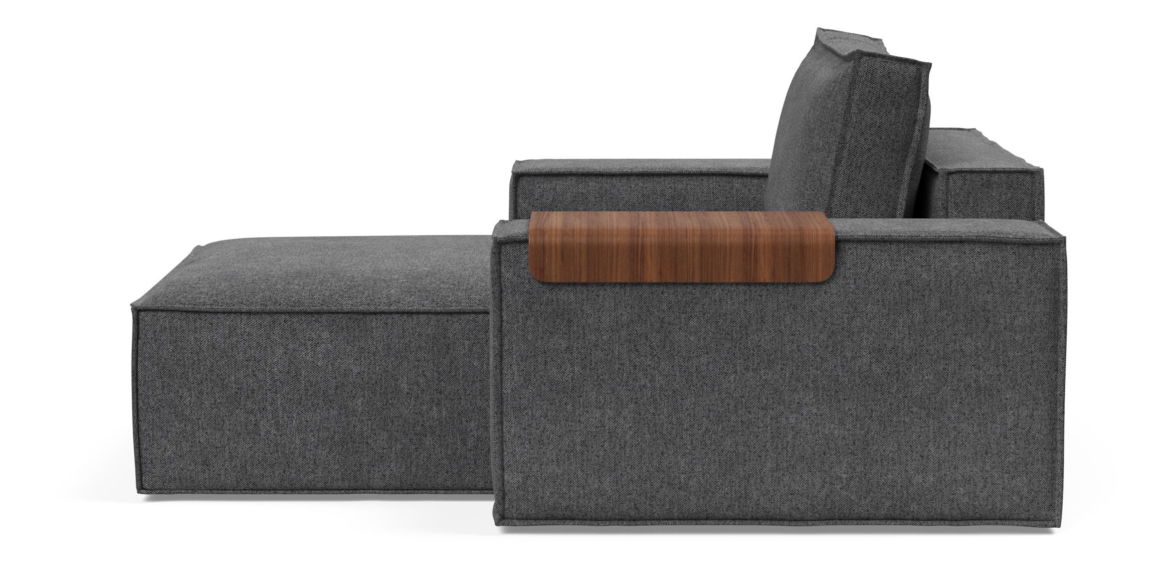 Newilla Storage Lounger Chair w/ Wide Arm Rests