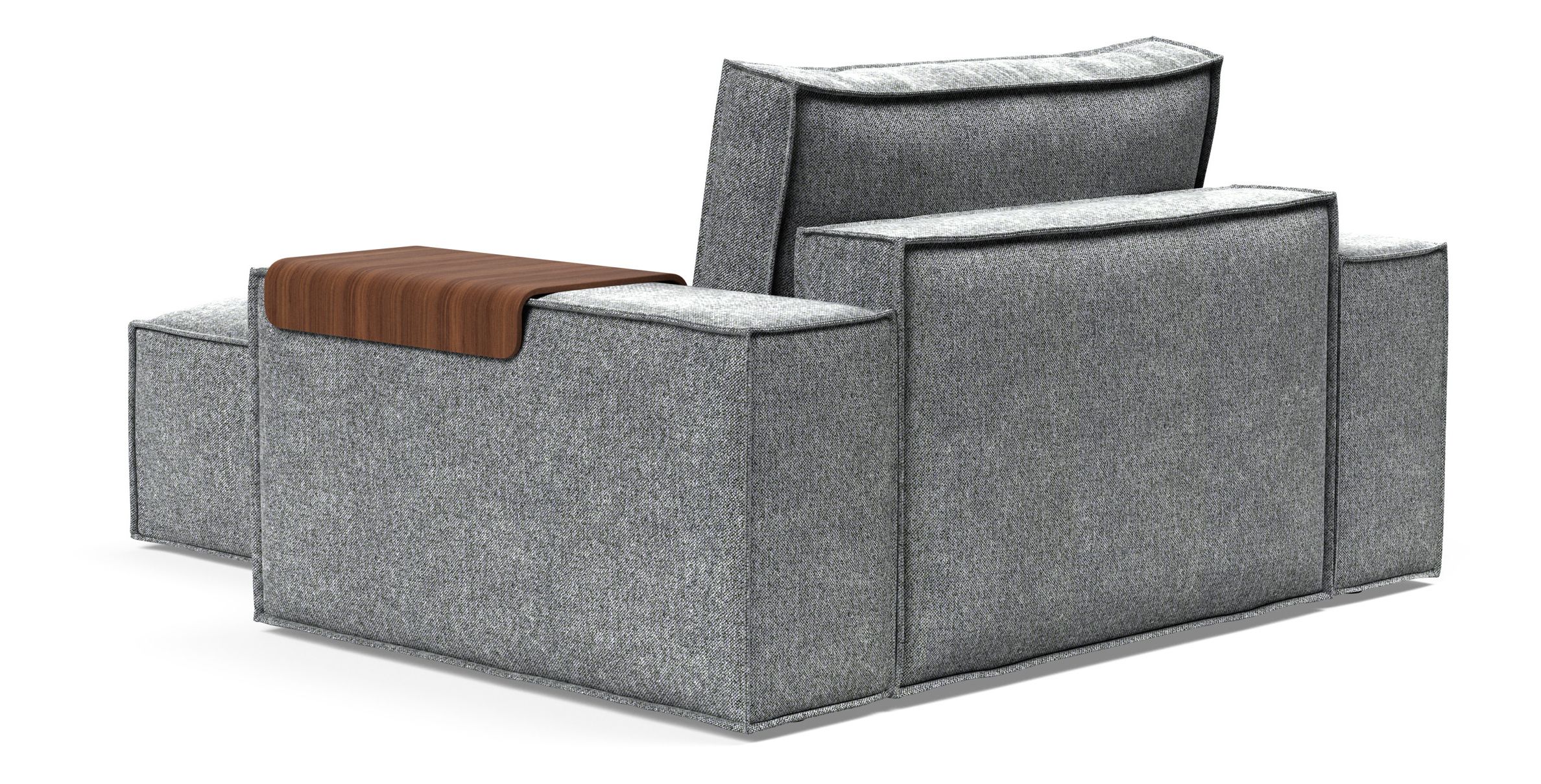 Newilla Storage Lounger Chair w/ Wide Arm Rests