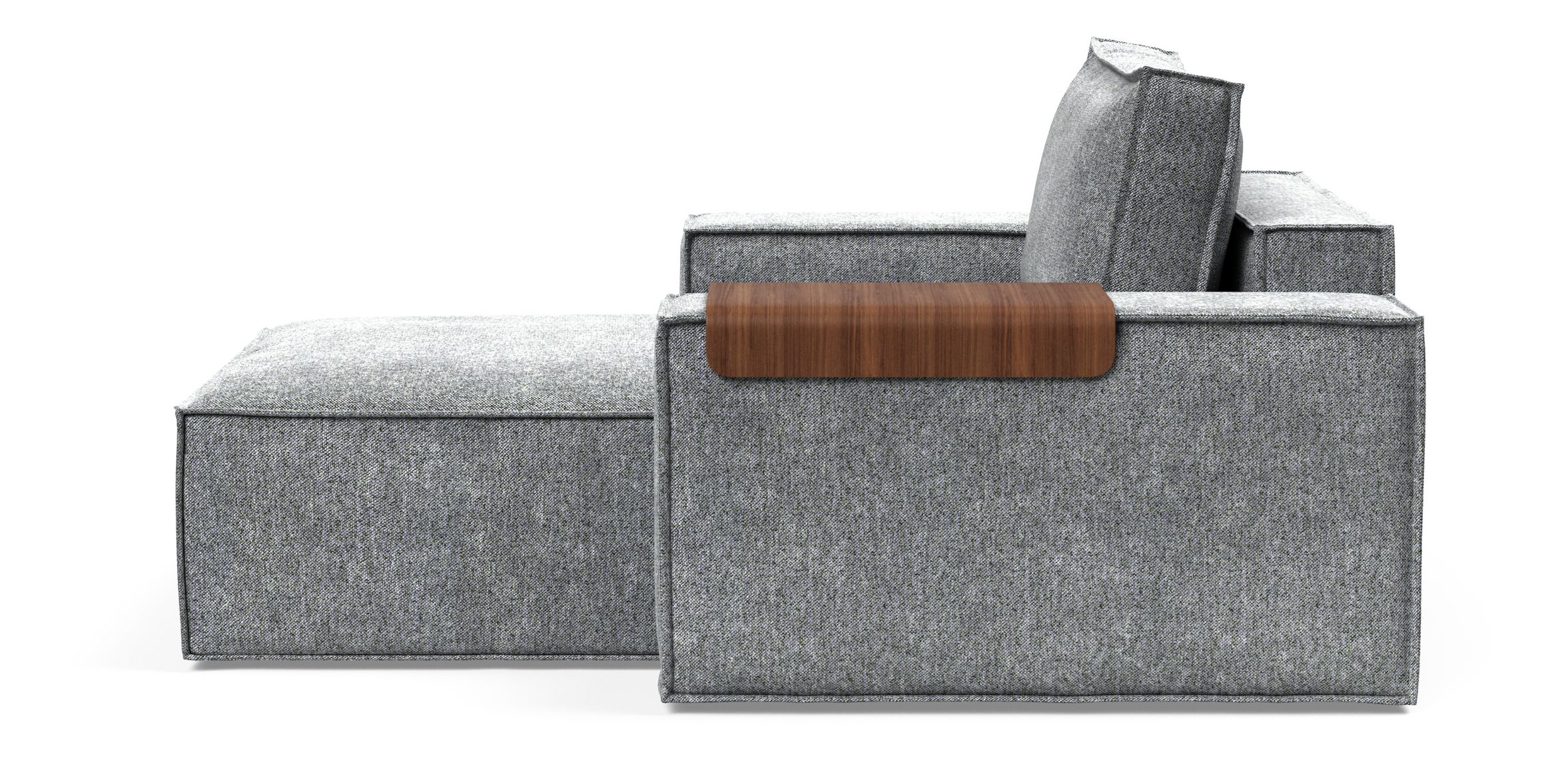 Newilla Storage Lounger Chair w/ Wide Arm Rests