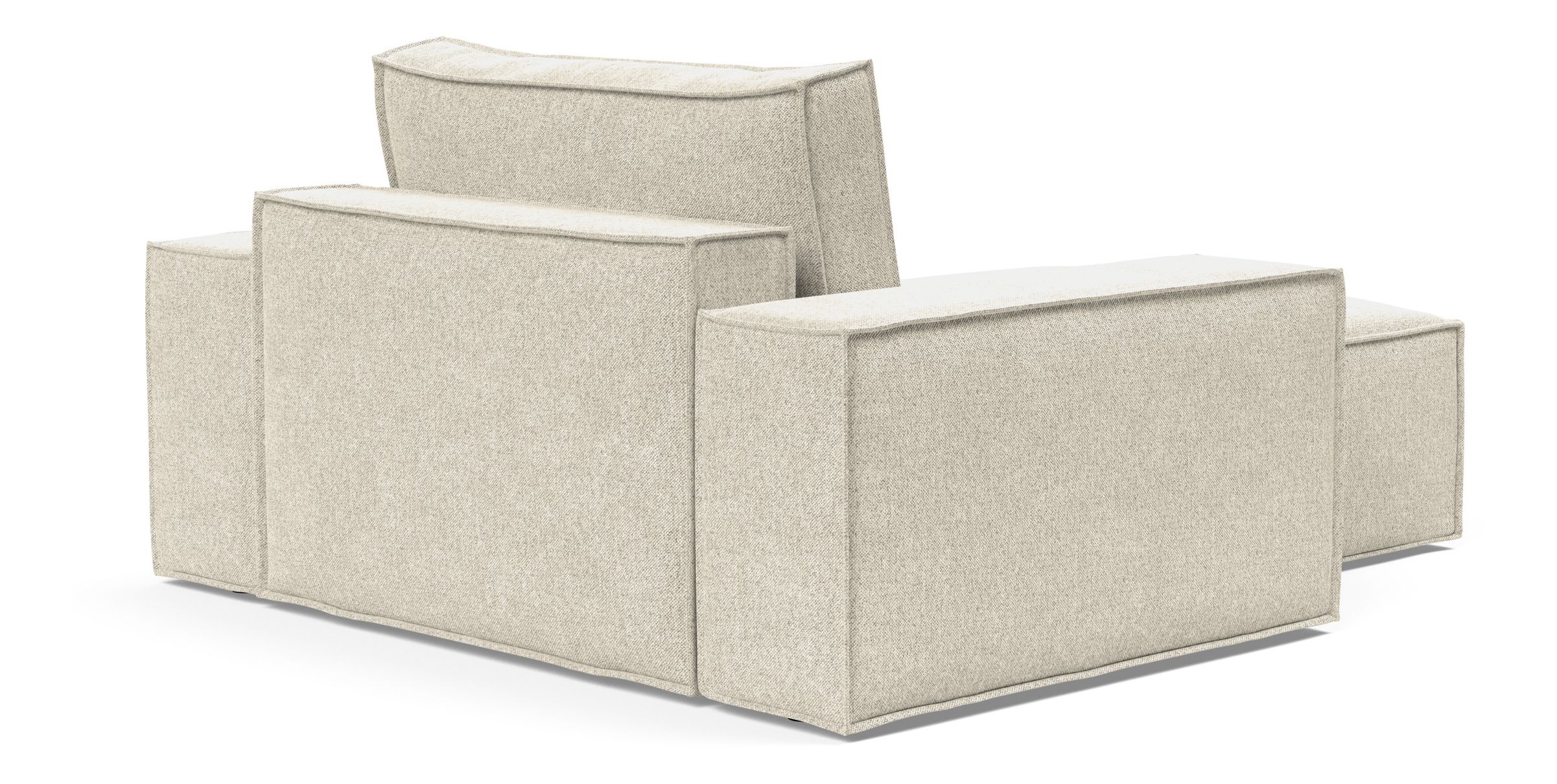 Newilla Storage Lounger Chair w/ Wide Arm Rests