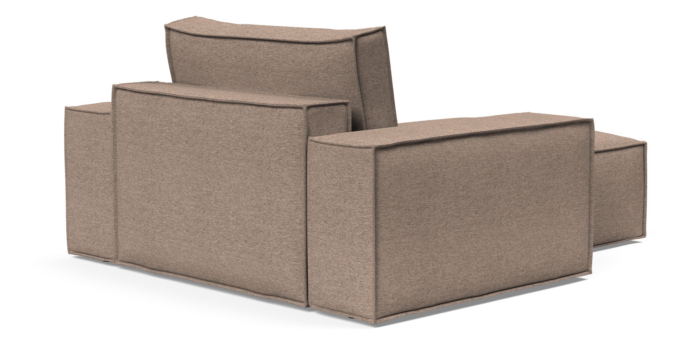 Newilla Storage Lounger Chair w/ Wide Arm Rests