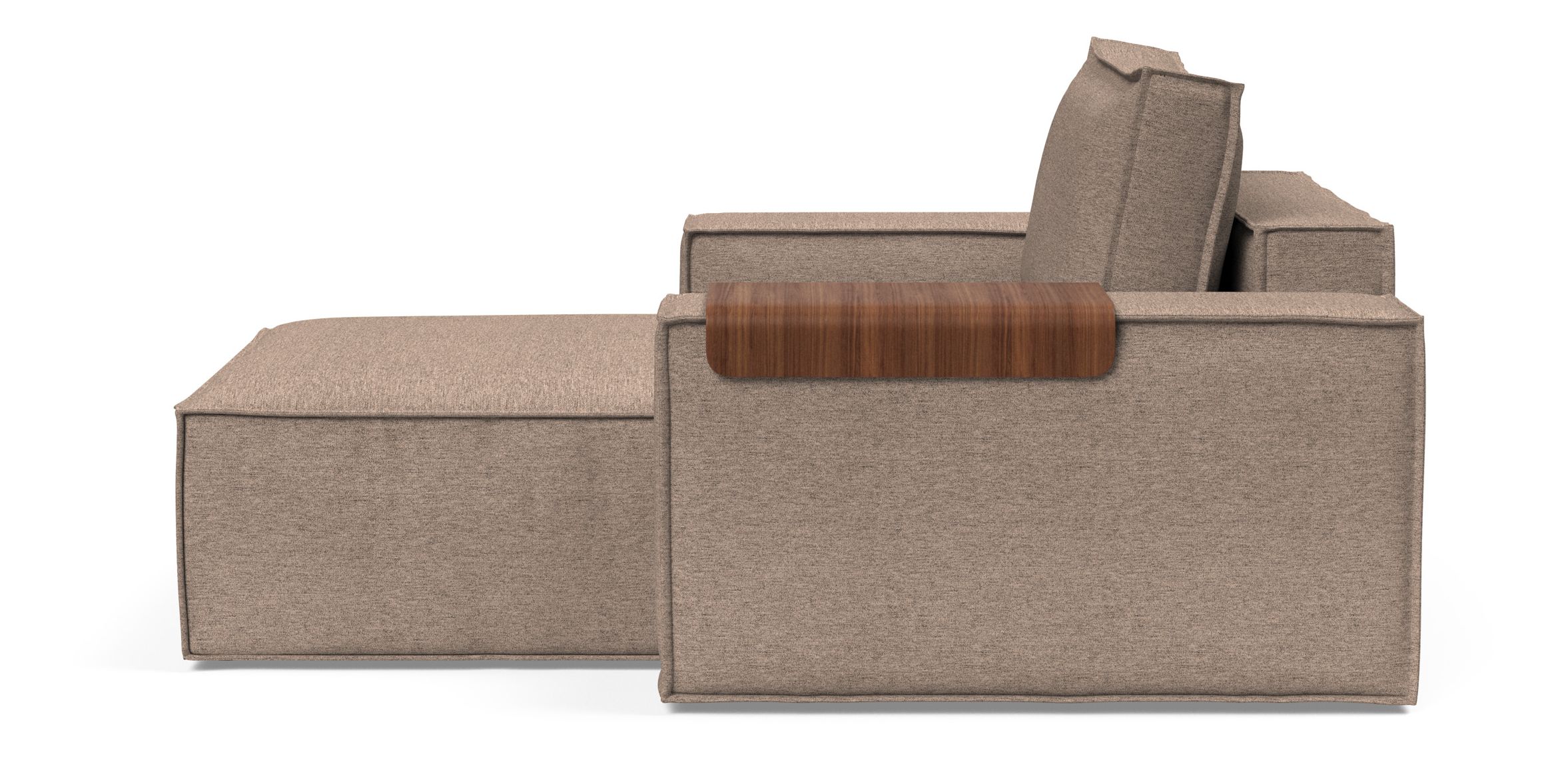 Newilla Storage Lounger Chair w/ Wide Arm Rests