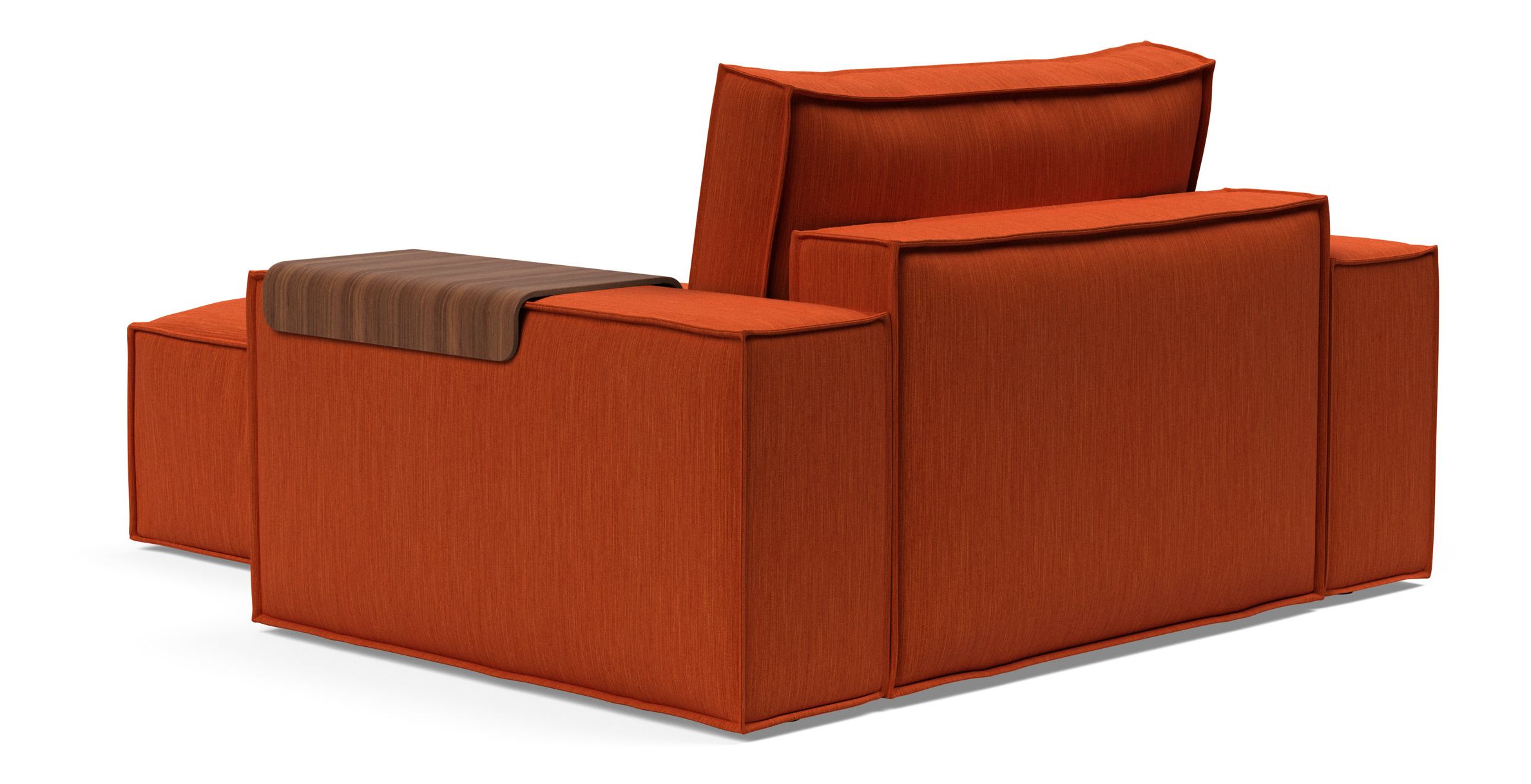 Newilla Storage Lounger Chair w/ Wide Arm Rests
