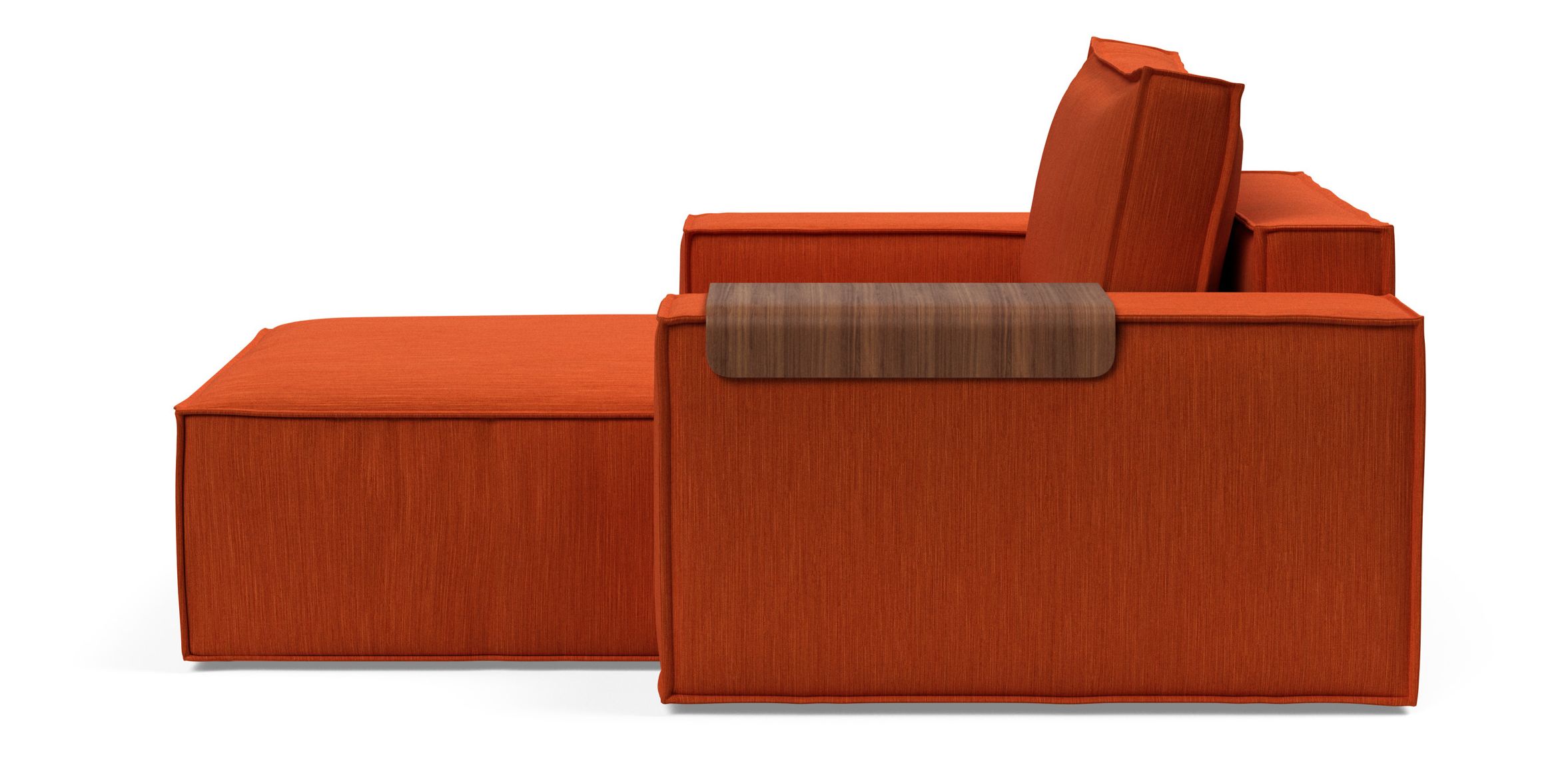 Newilla Storage Lounger Chair w/ Wide Arm Rests