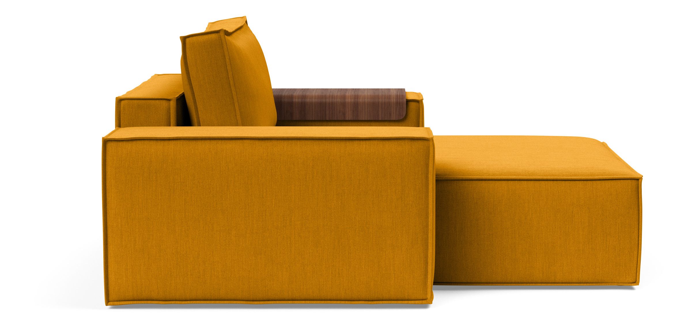 Newilla Storage Lounger Chair w/ Wide Arm Rests