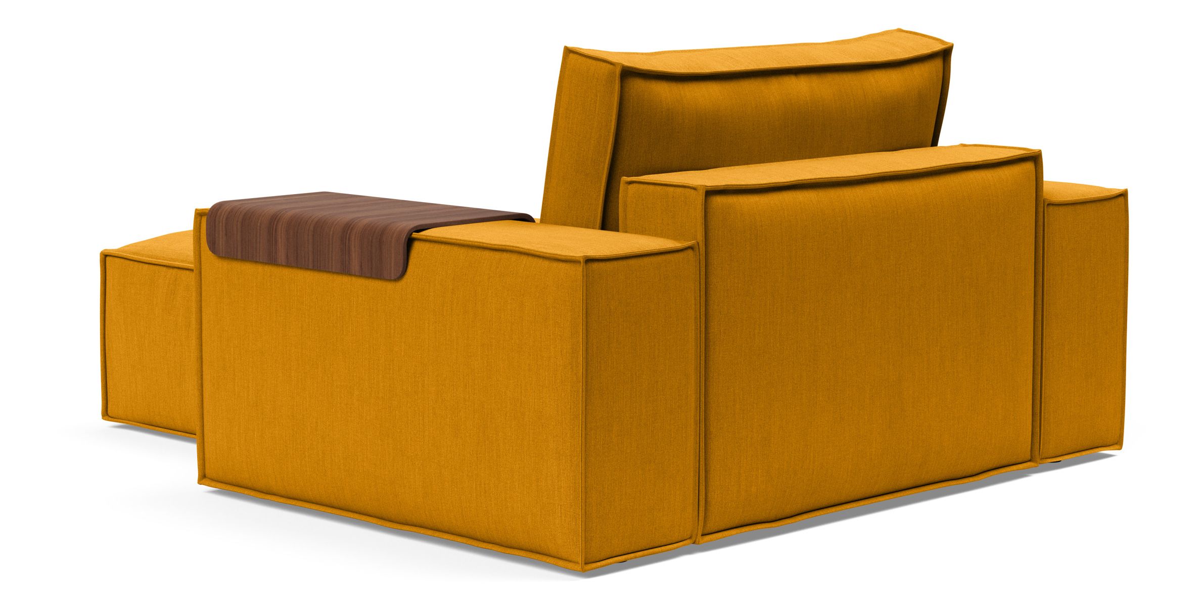 Newilla Storage Lounger Chair w/ Wide Arm Rests