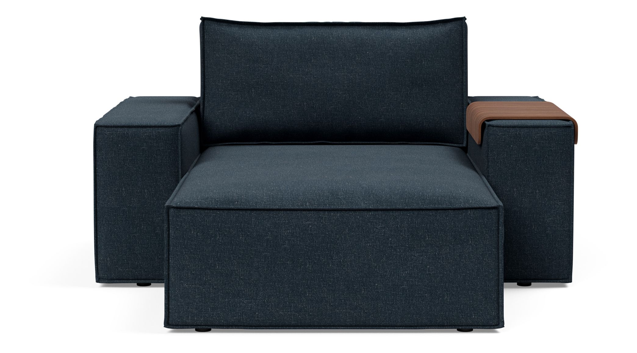 Newilla Storage Lounger Chair w/ Wide Arm Rests