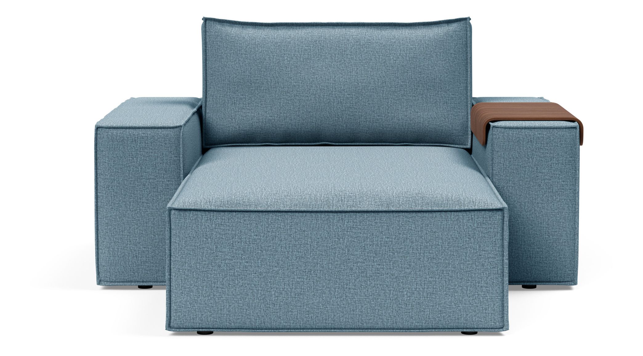 Newilla Storage Lounger Chair w/ Wide Arm Rests