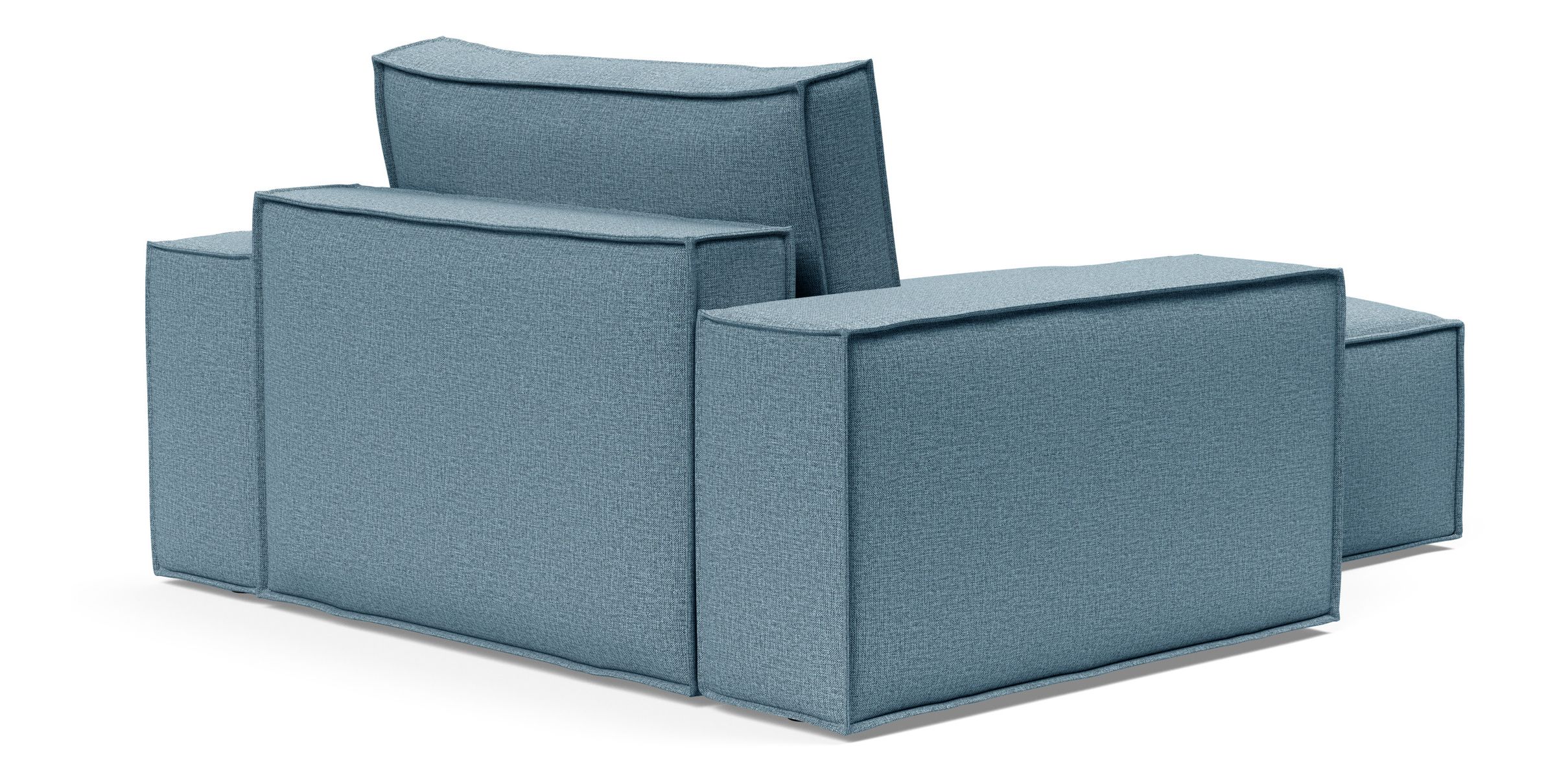 Newilla Storage Lounger Chair w/ Wide Arm Rests