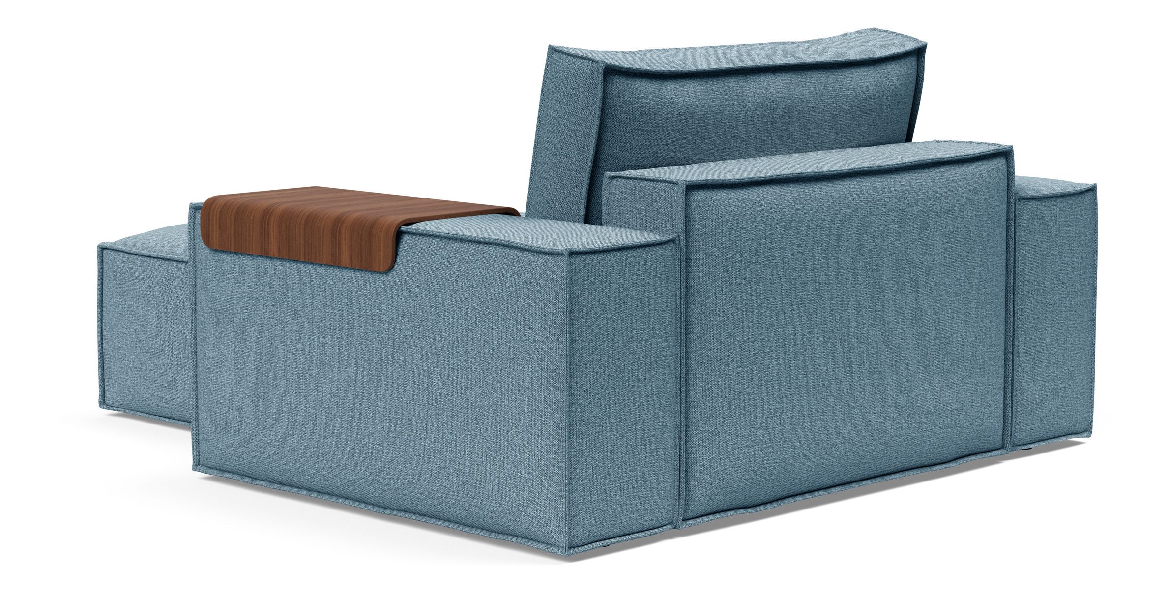 Newilla Storage Lounger Chair w/ Wide Arm Rests