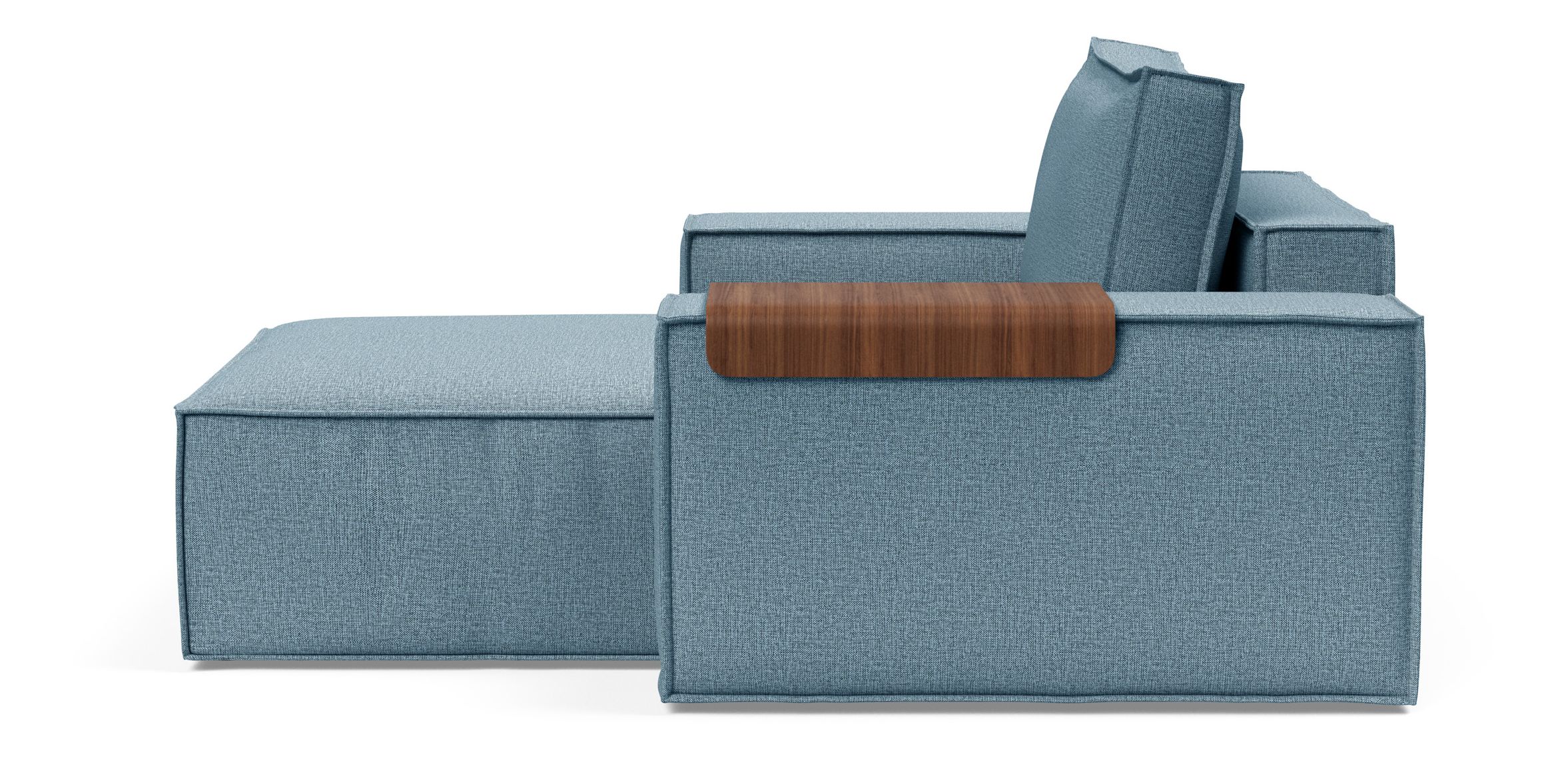 Newilla Storage Lounger Chair w/ Wide Arm Rests