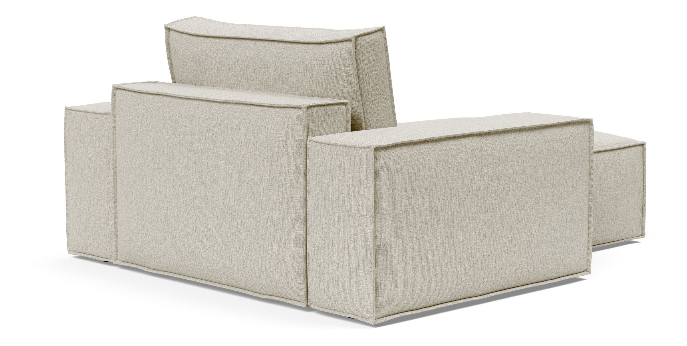 Newilla Storage Lounger Chair w/ Wide Arm Rests