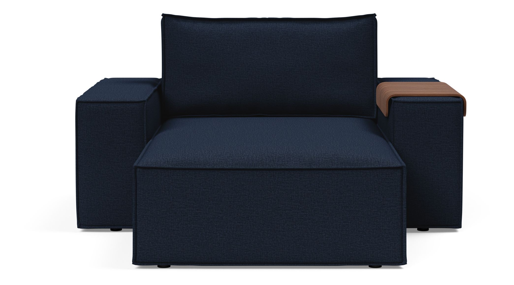 Newilla Storage Lounger Chair w/ Wide Arm Rests
