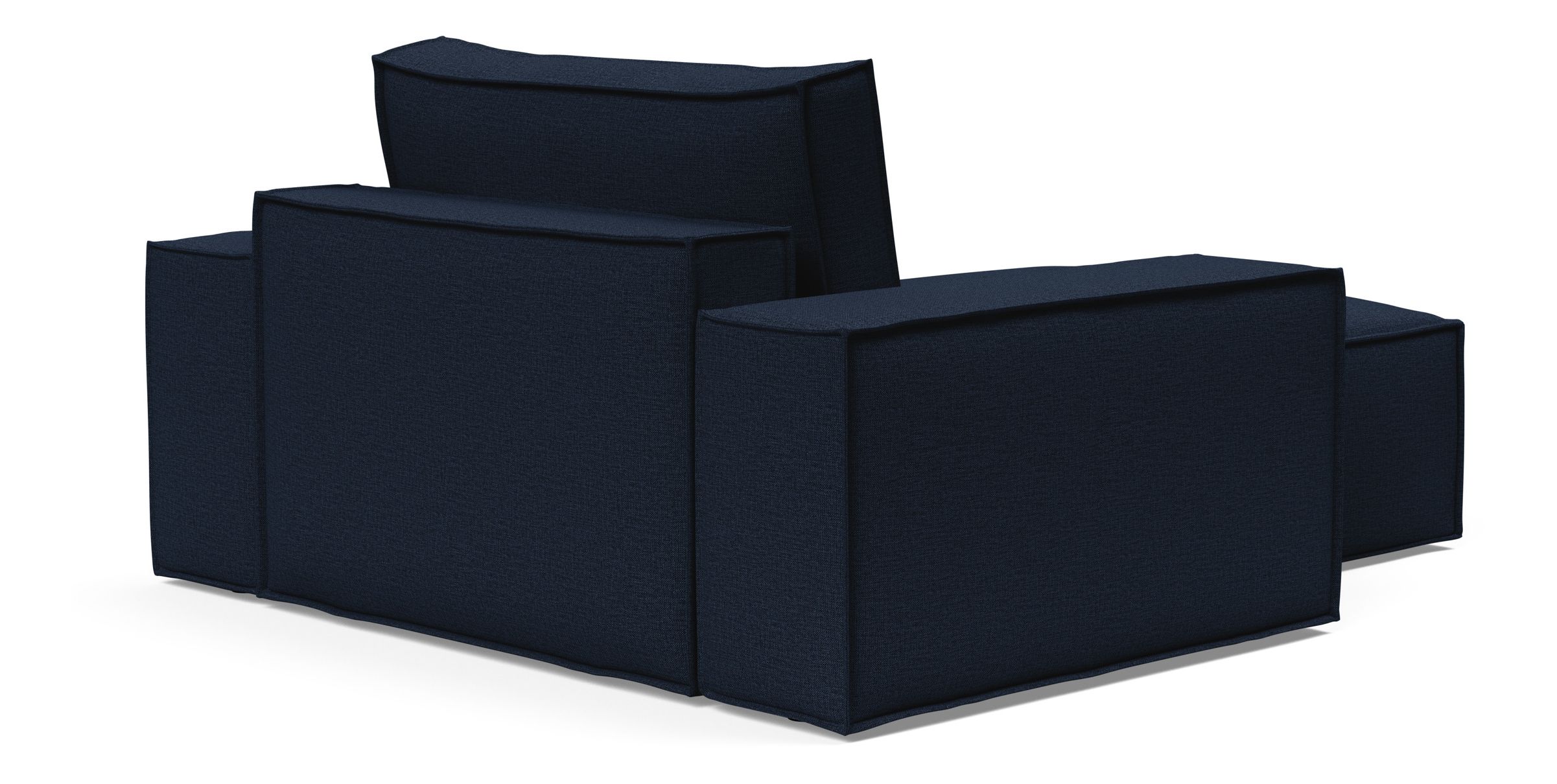 Newilla Storage Lounger Chair w/ Wide Arm Rests