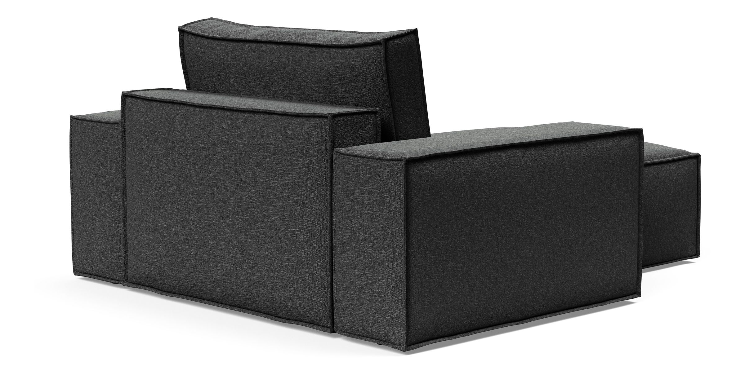 Newilla Storage Lounger Chair w/ Wide Arm Rests