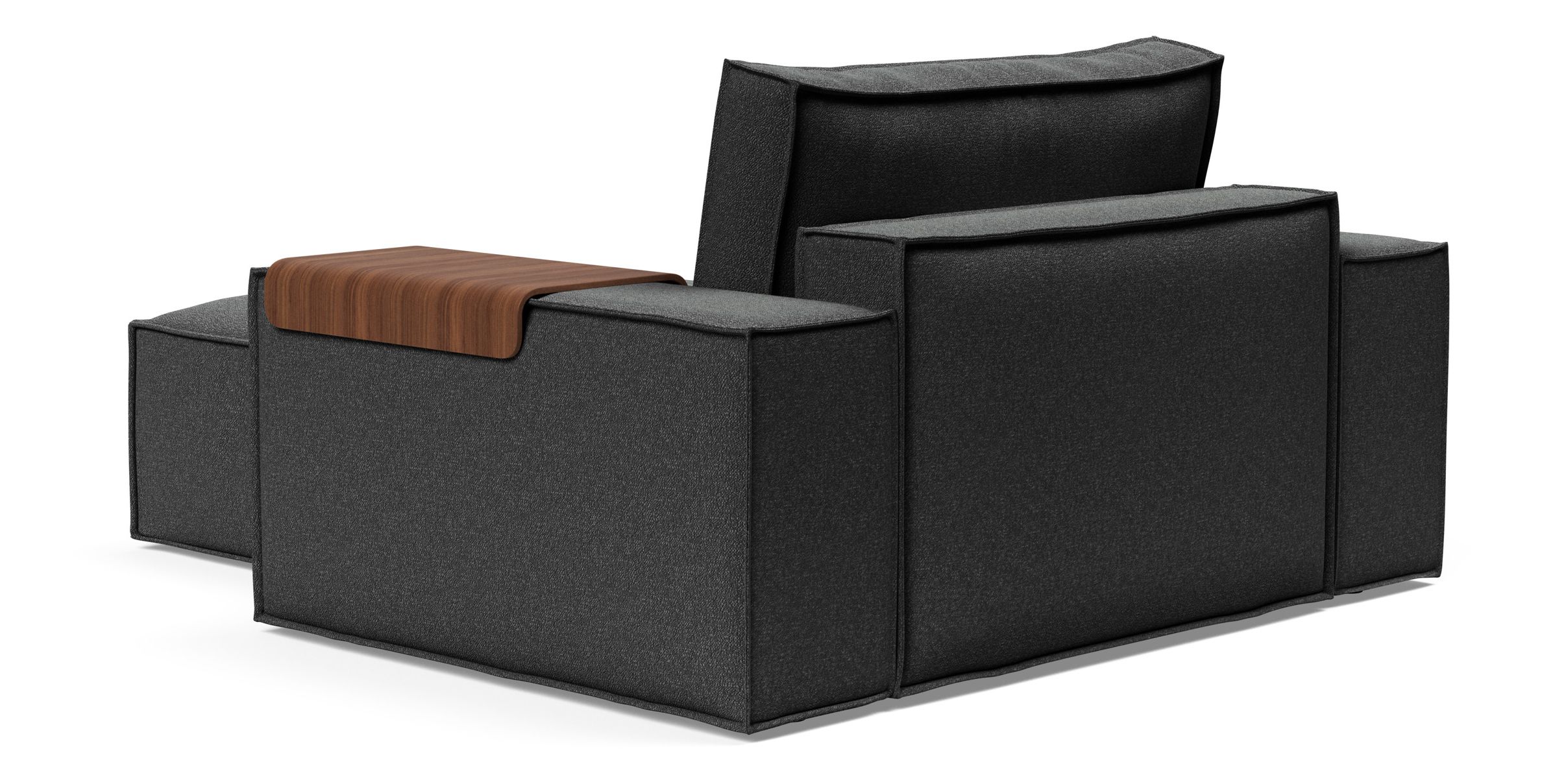 Newilla Storage Lounger Chair w/ Wide Arm Rests