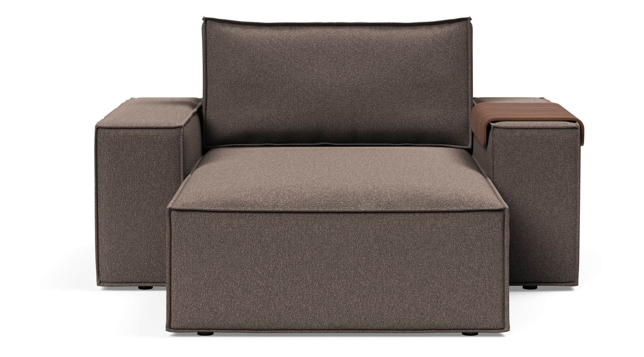 Newilla Storage Lounger Chair w/ Wide Arm Rests