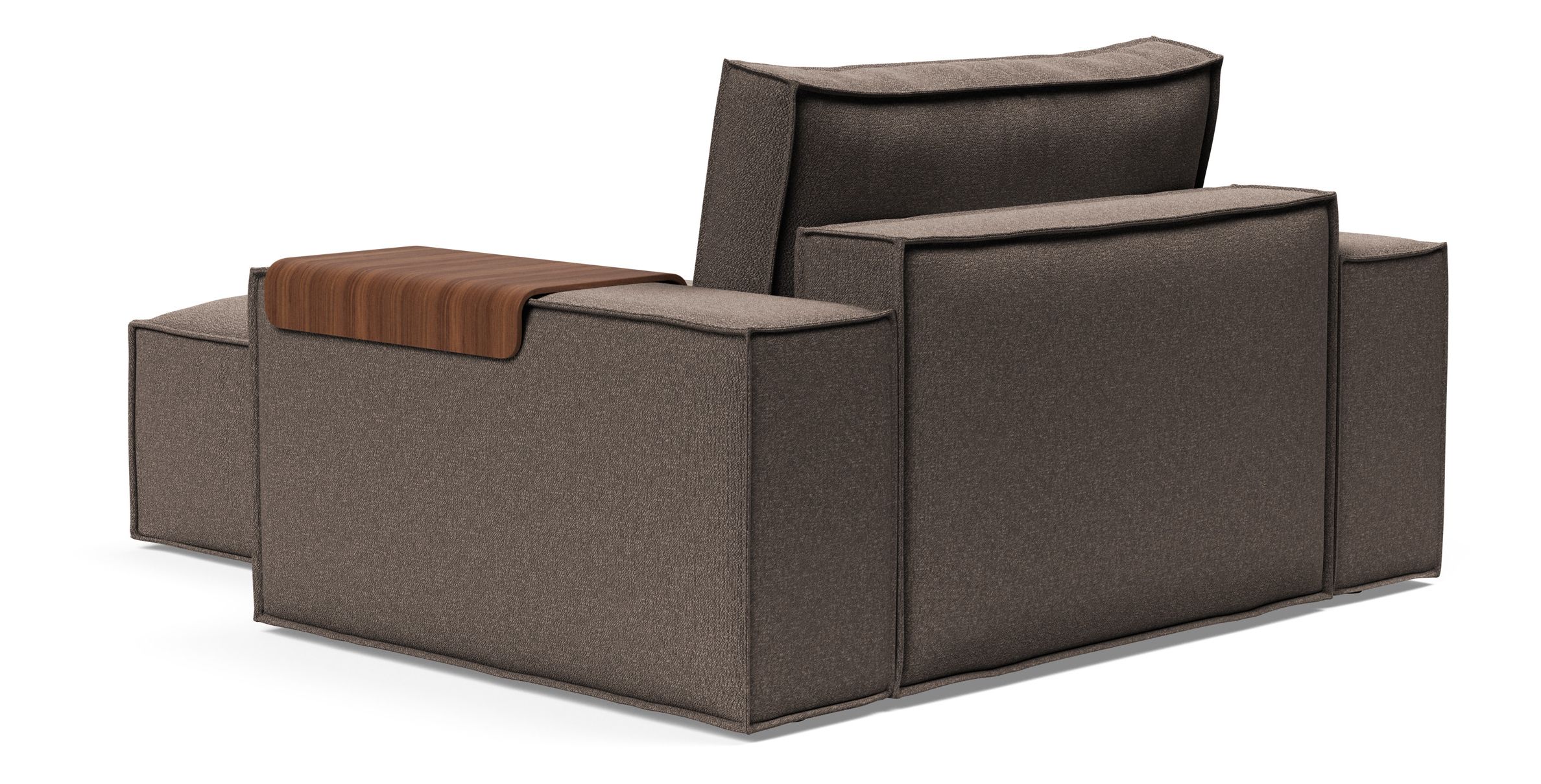 Newilla Storage Lounger Chair w/ Wide Arm Rests