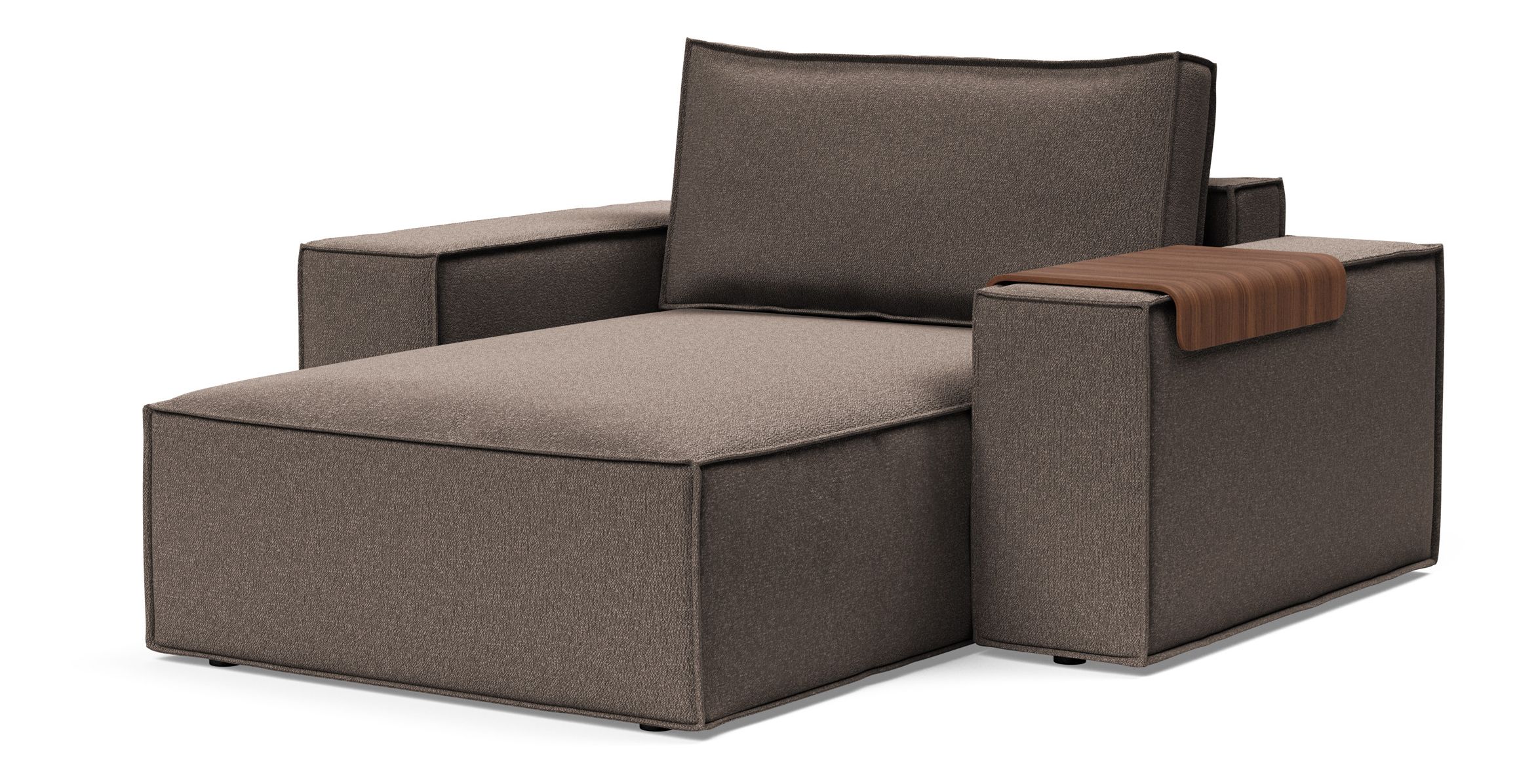 Newilla Storage Lounger Chair w/ Wide Arm Rests