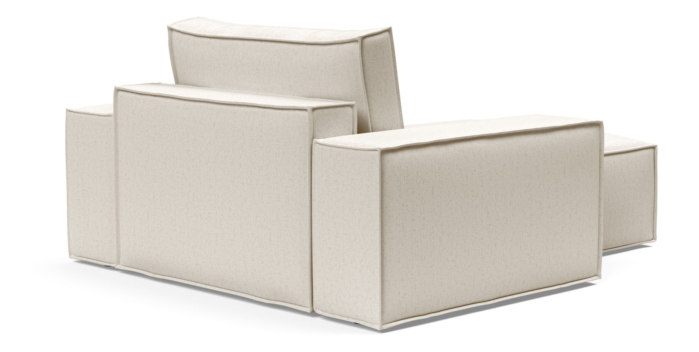 Newilla Storage Lounger Chair w/ Wide Arm Rests