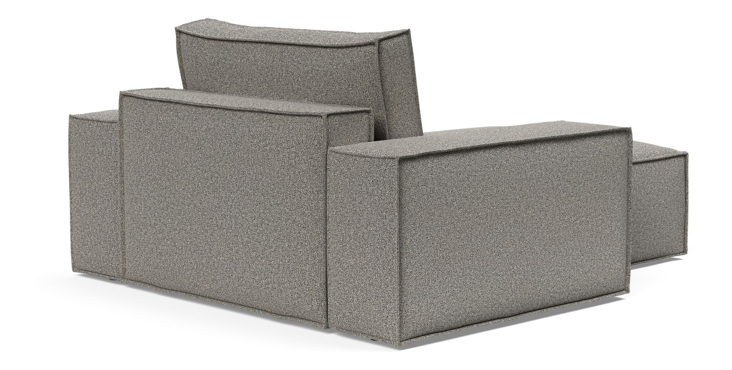 Newilla Storage Lounger Chair w/ Wide Arm Rests