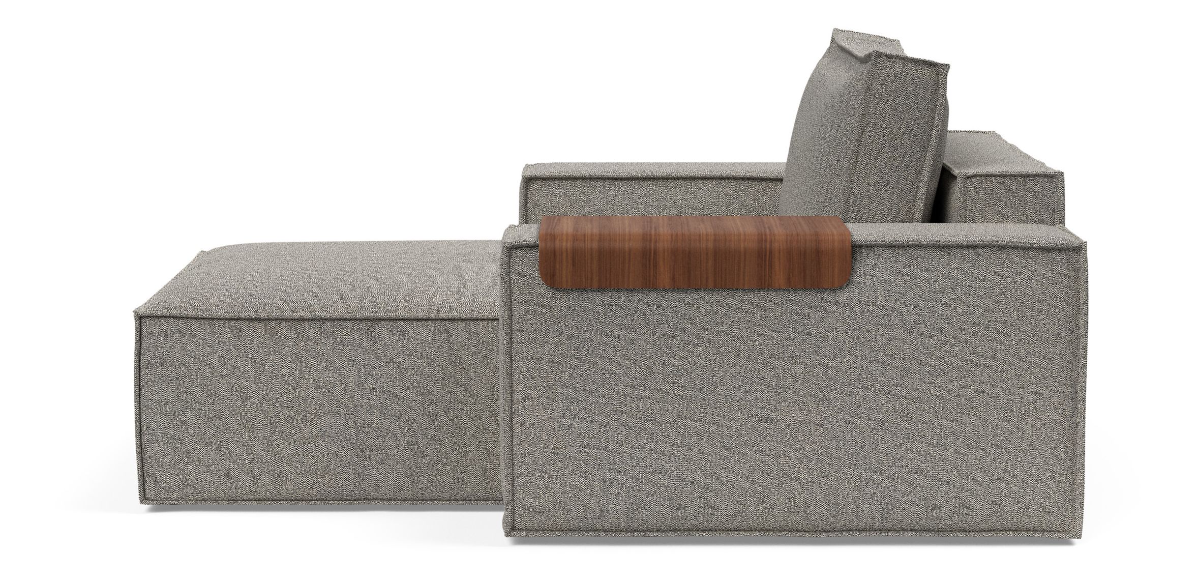 Newilla Storage Lounger Chair w/ Wide Arm Rests