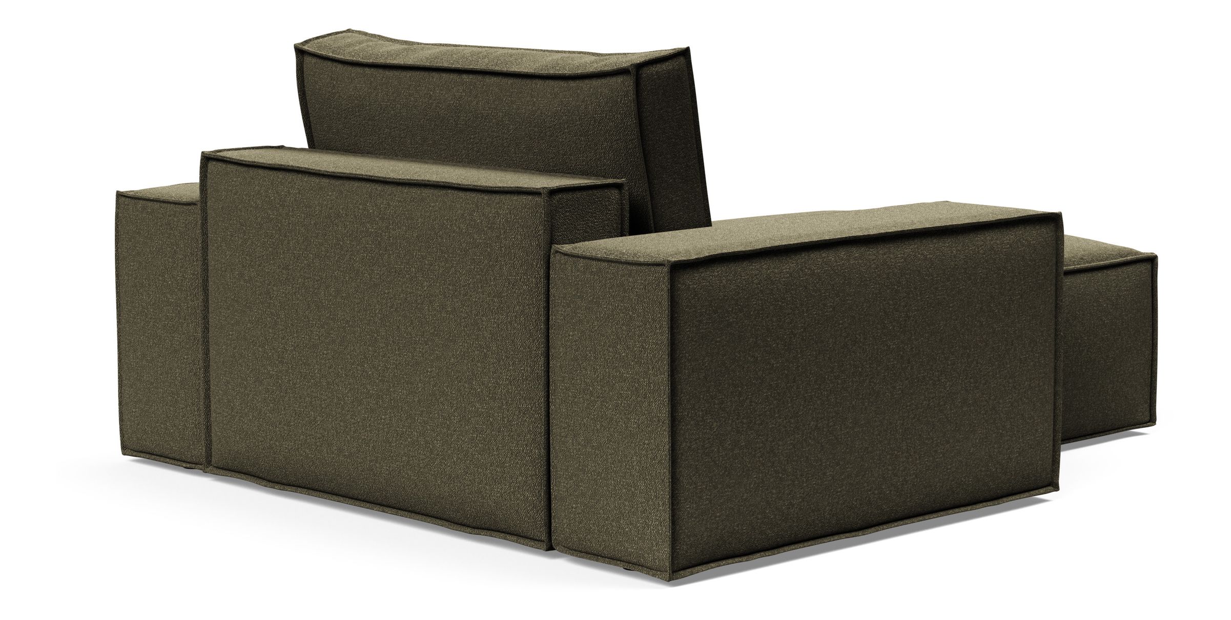 Newilla Storage Lounger Chair w/ Wide Arm Rests