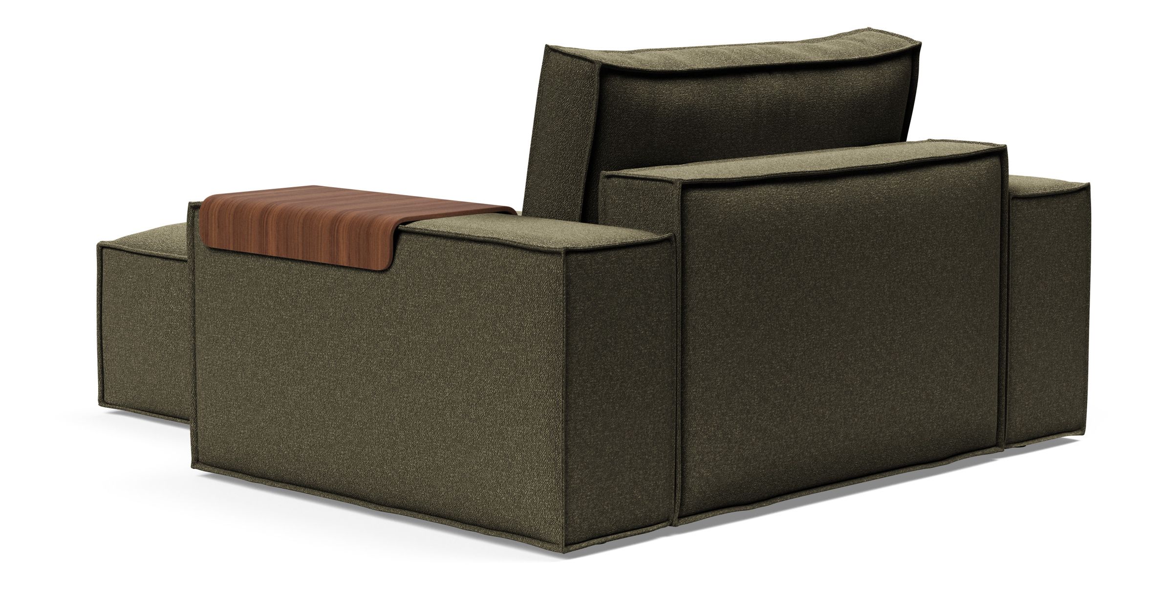 Newilla Storage Lounger Chair w/ Wide Arm Rests