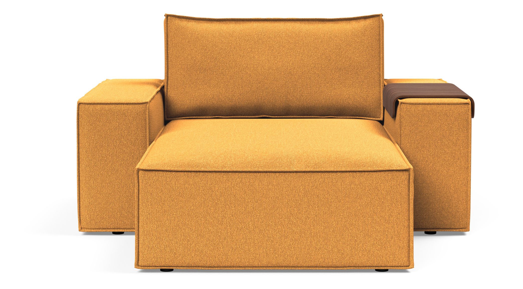 Newilla Storage Lounger Chair w/ Wide Arm Rests