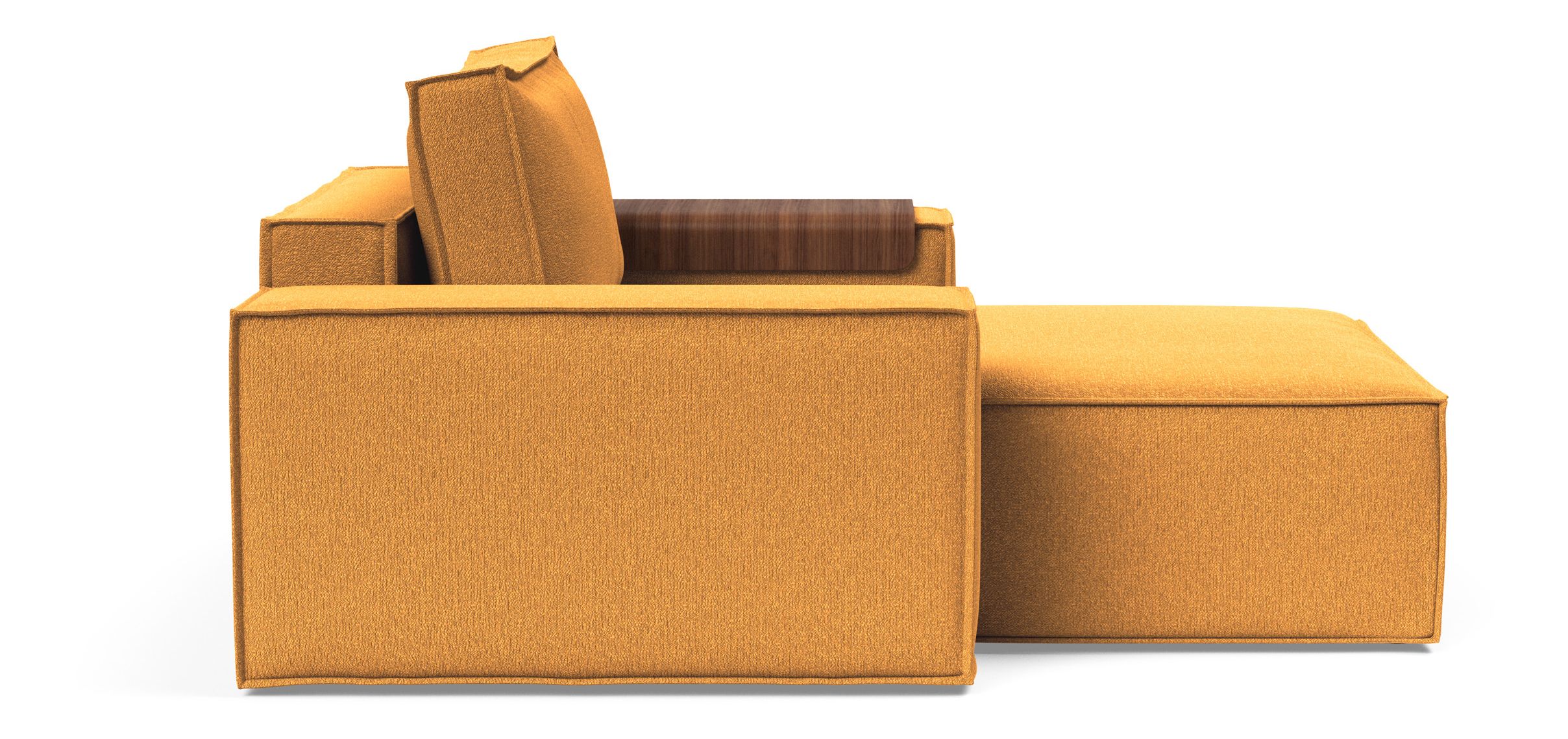 Newilla Storage Lounger Chair w/ Wide Arm Rests