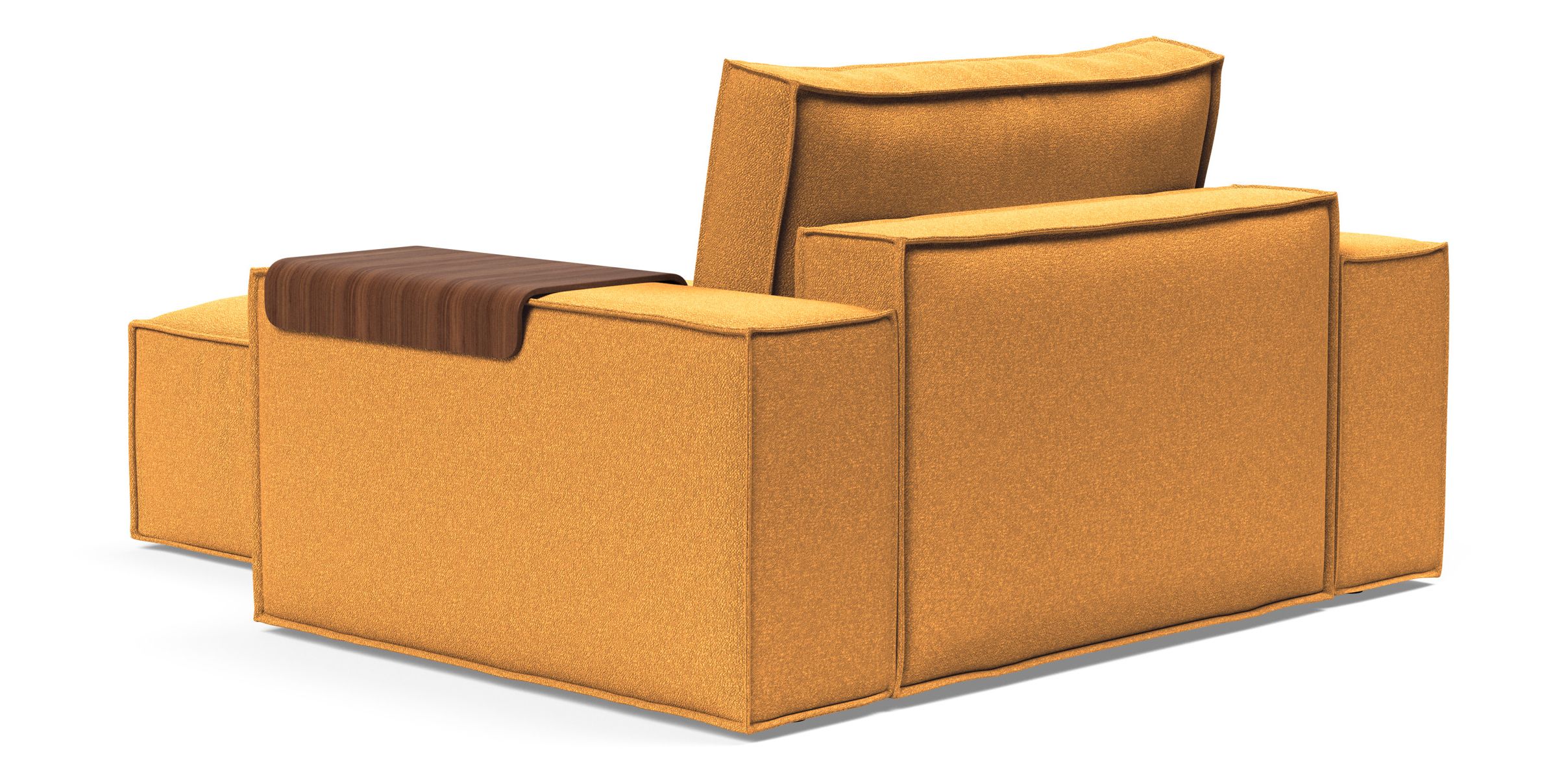 Newilla Storage Lounger Chair w/ Wide Arm Rests