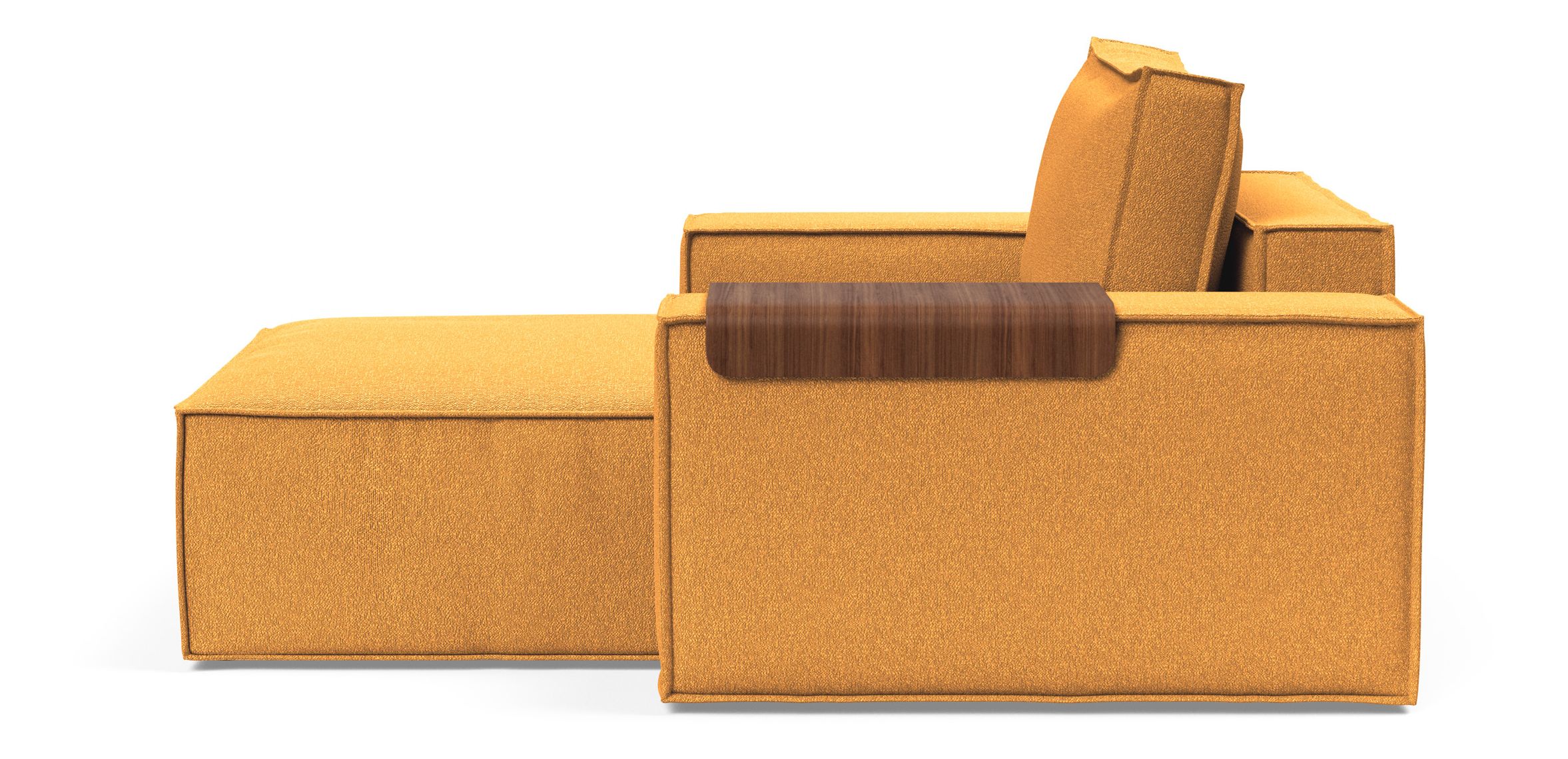 Newilla Storage Lounger Chair w/ Wide Arm Rests