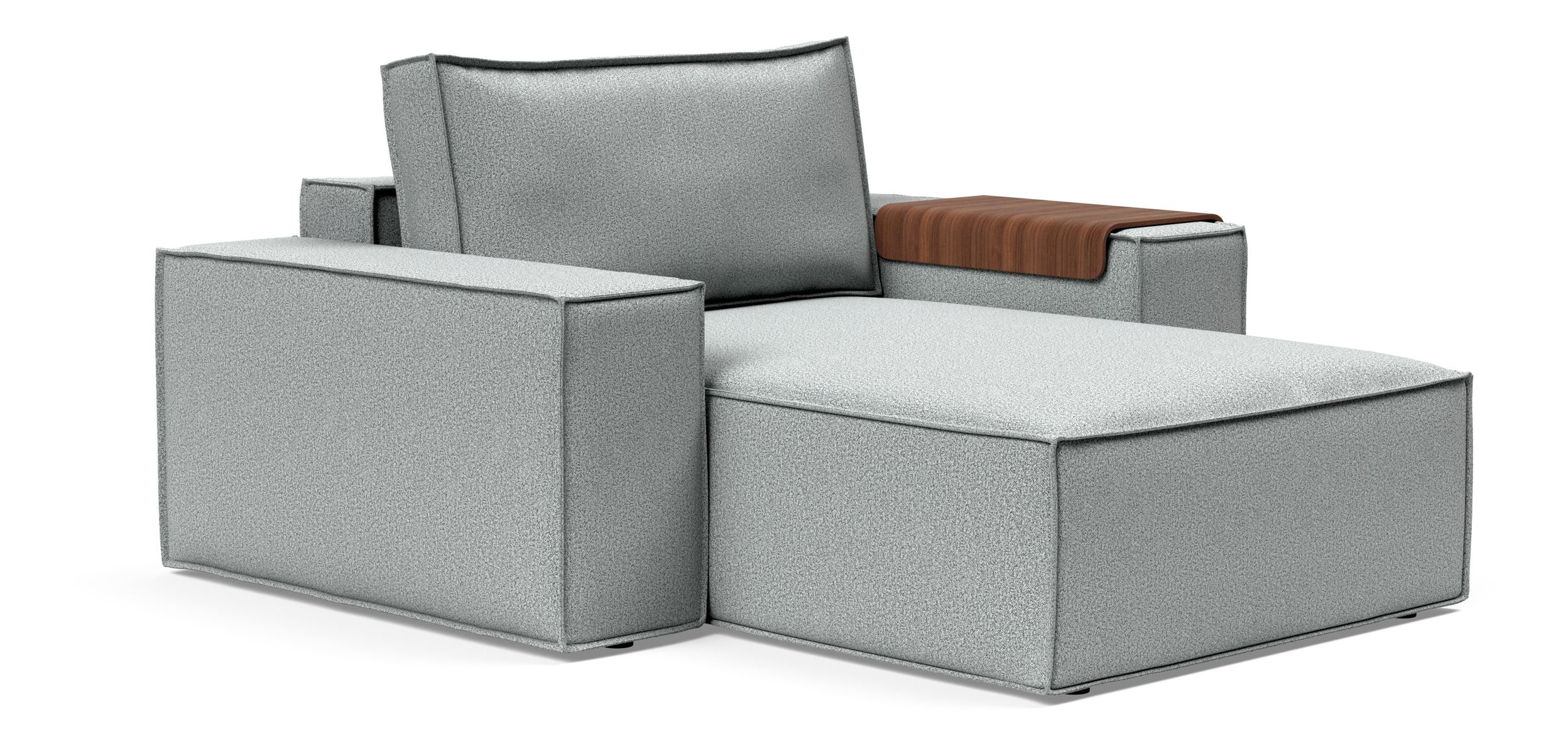 Newilla Storage Lounger Chair w/ Wide Arm Rests