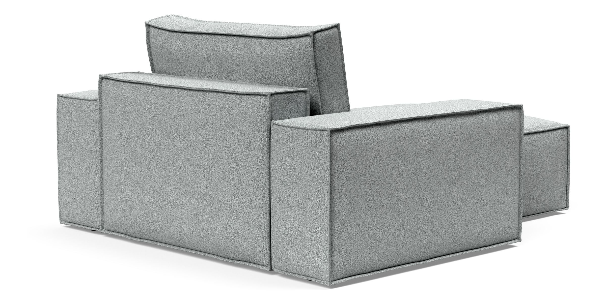Newilla Storage Lounger Chair w/ Wide Arm Rests