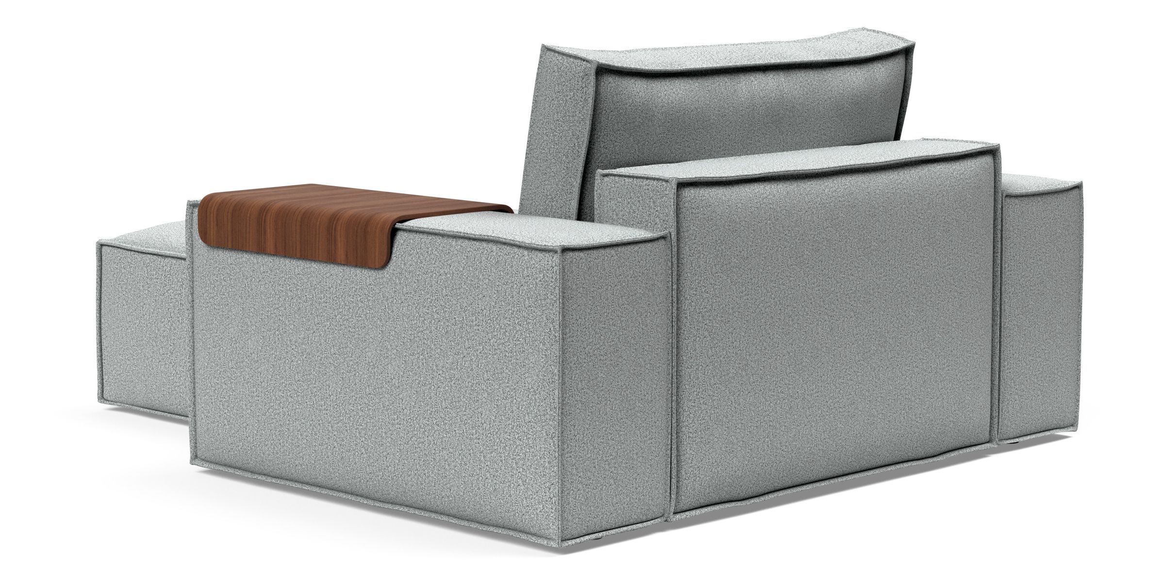 Newilla Storage Lounger Chair w/ Wide Arm Rests