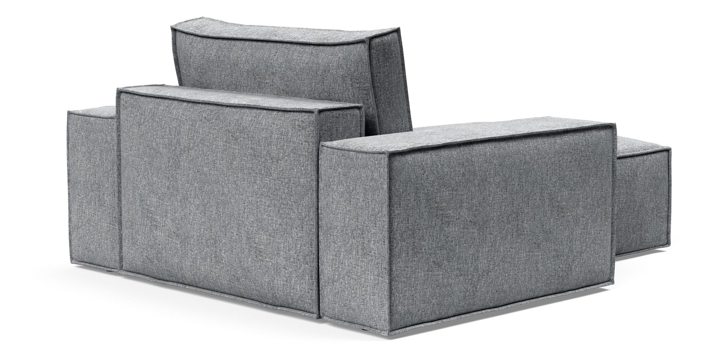 Newilla Storage Lounger Chair w/ Wide Arm Rests