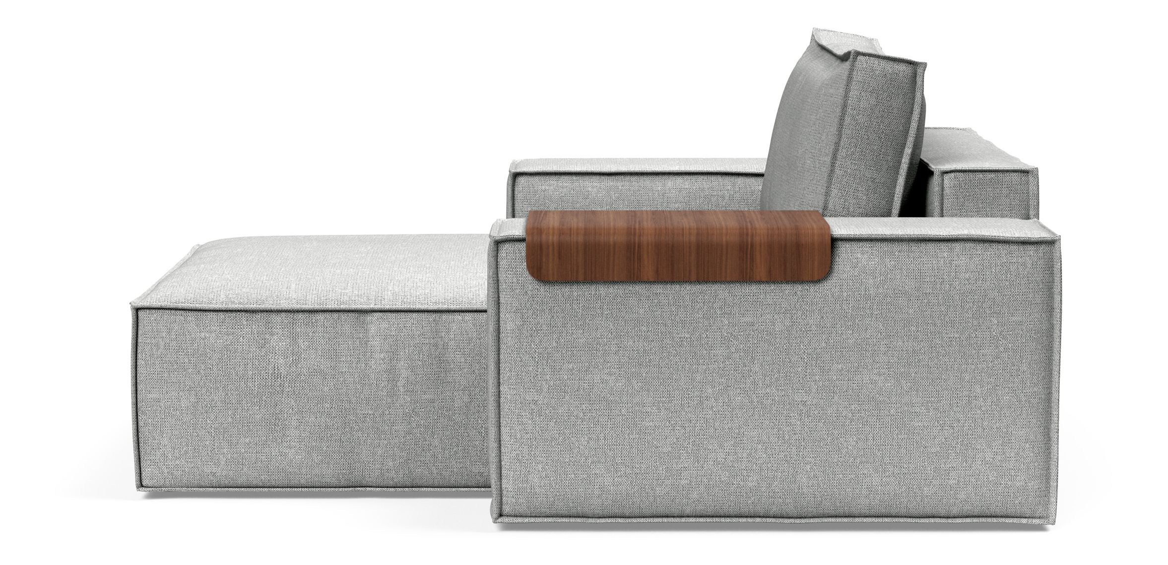 Newilla Storage Lounger Chair w/ Wide Arm Rests