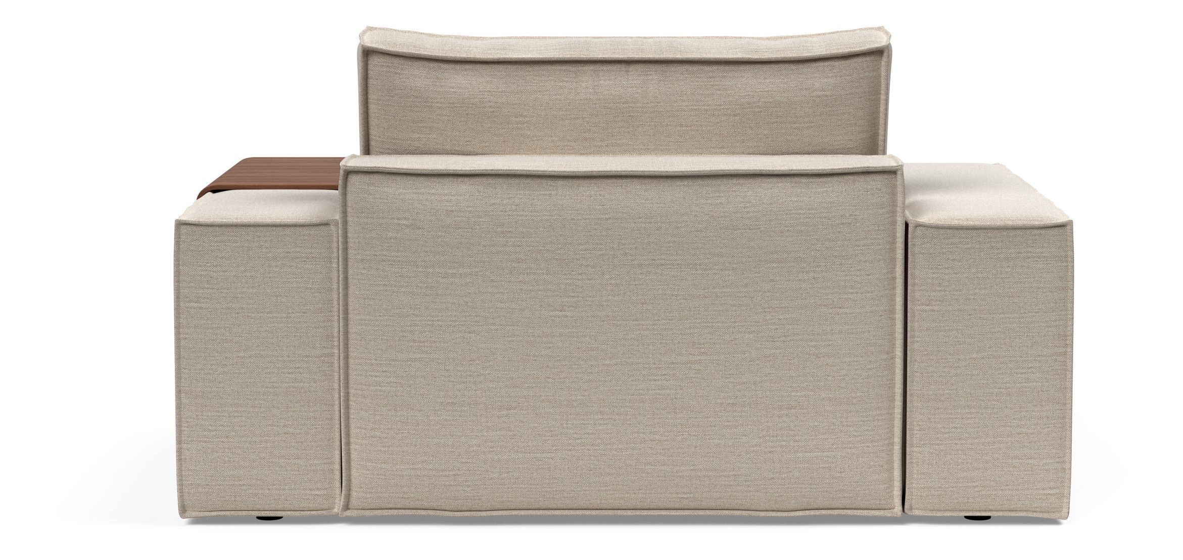Newilla Storage Lounger Chair w/ Wide Arm Rests
