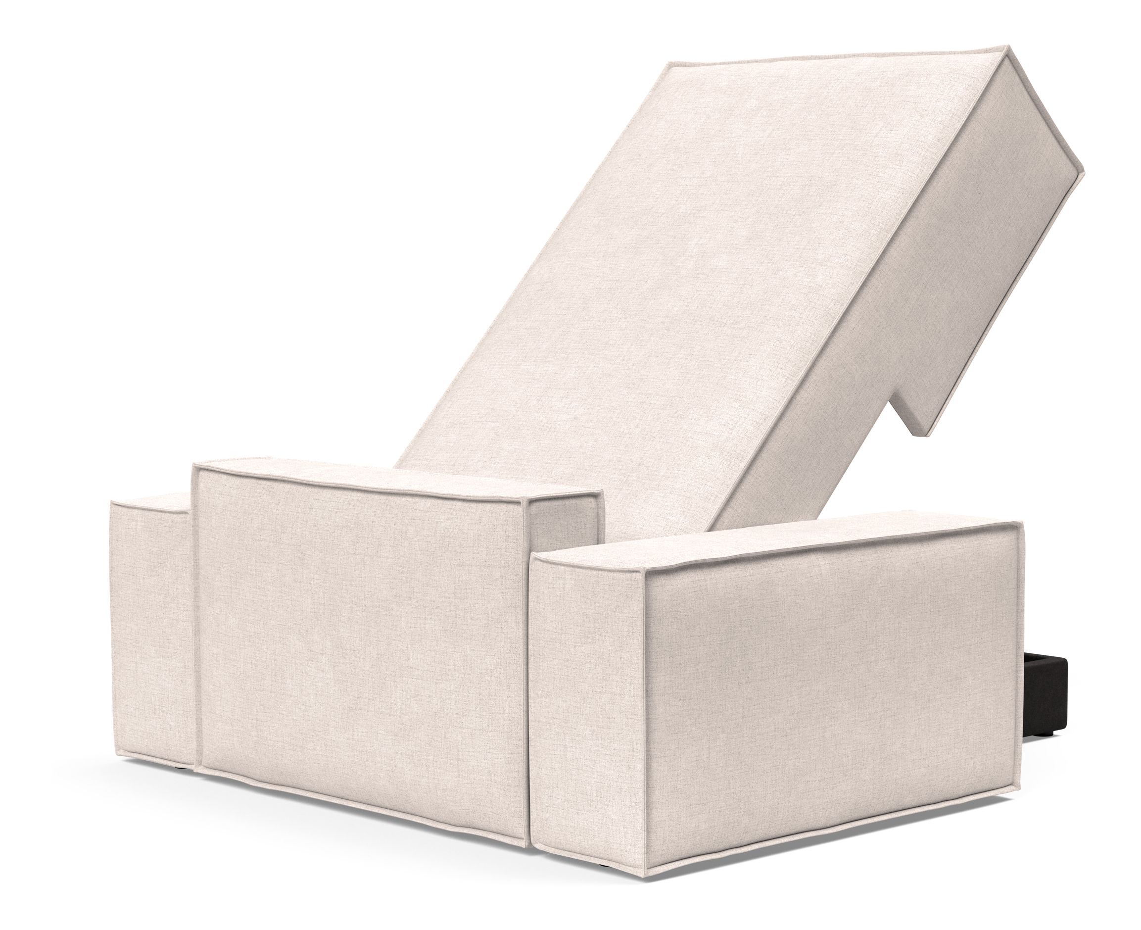 Newilla Storage Lounger Chair w/ Wide Arm Rests