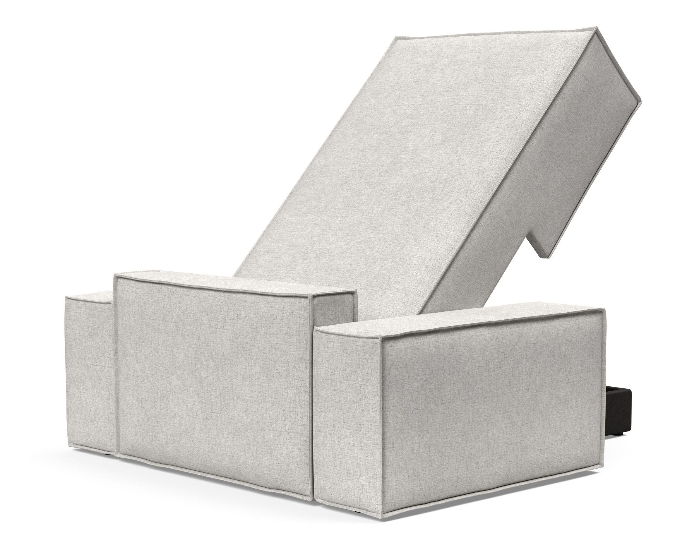 Newilla Storage Lounger Chair w/ Wide Arm Rests