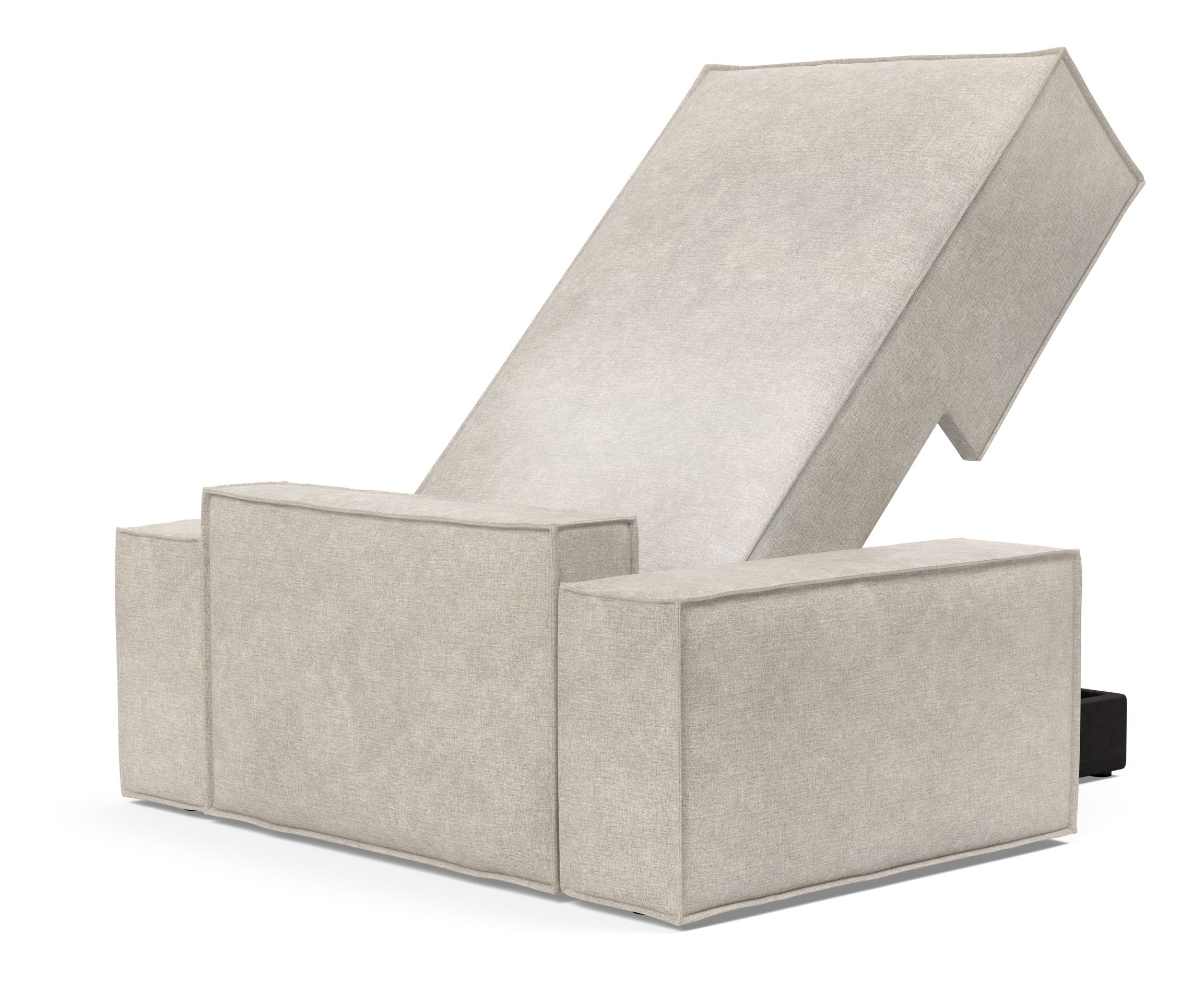Newilla Storage Lounger Chair w/ Wide Arm Rests