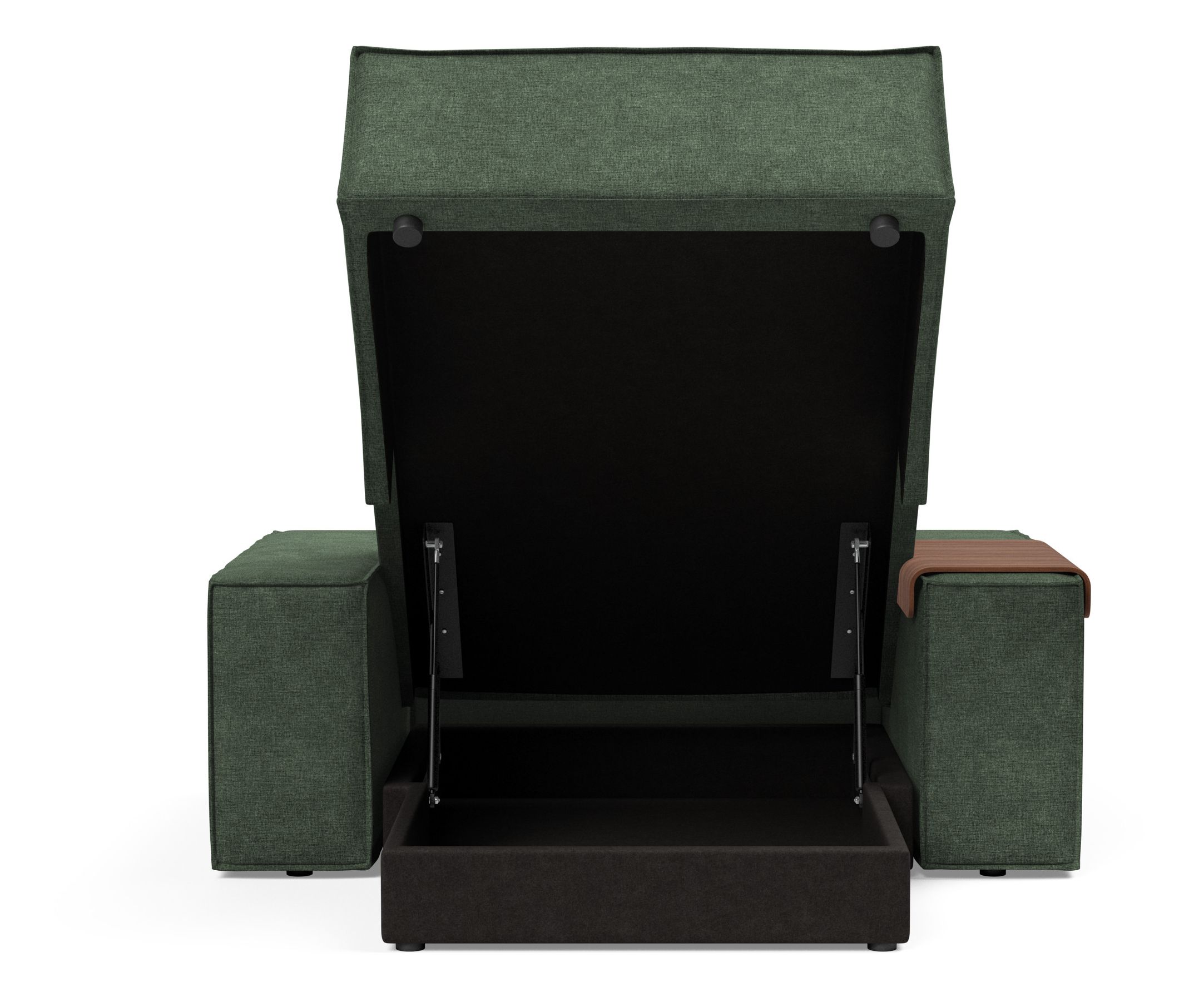 Newilla Storage Lounger Chair w/ Wide Arm Rests