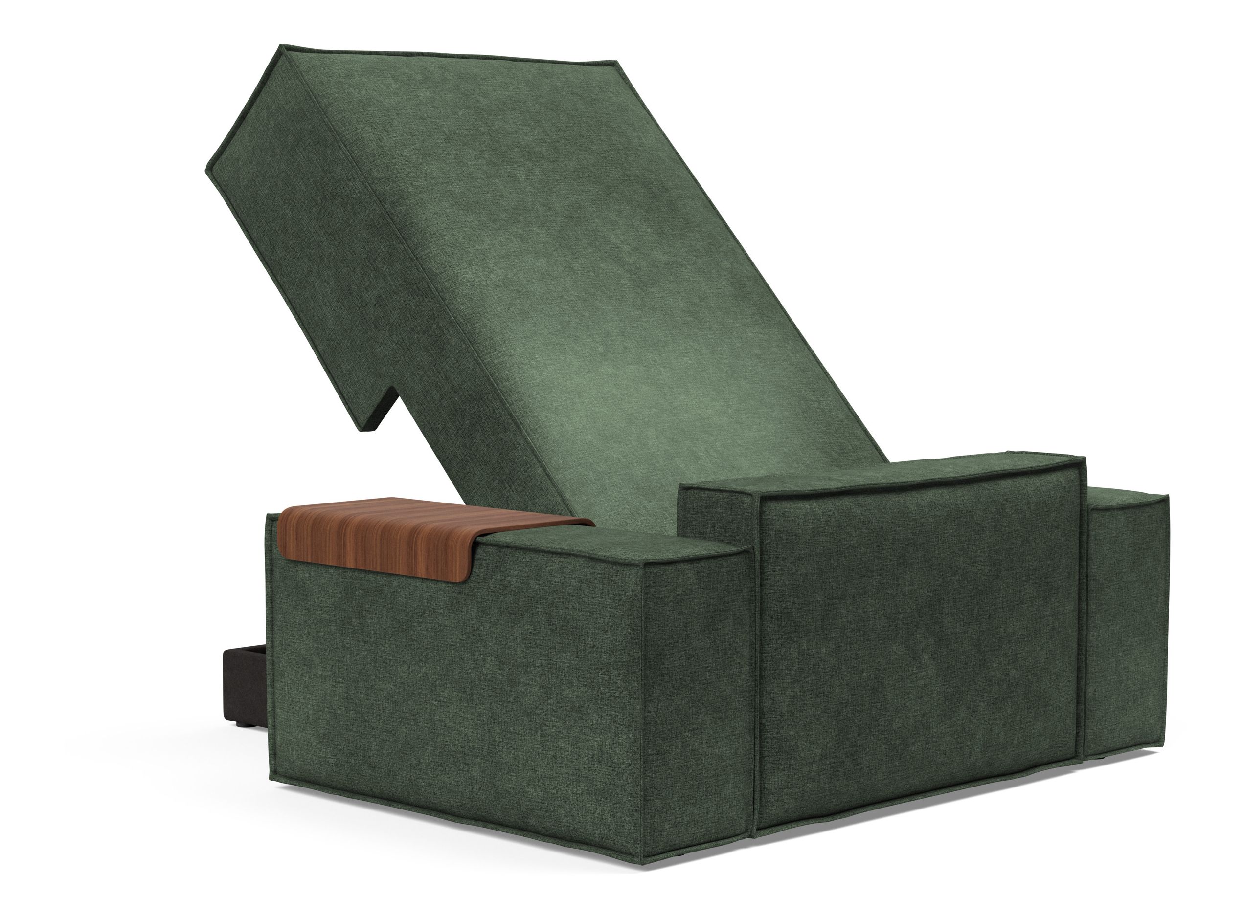 Newilla Storage Lounger Chair w/ Wide Arm Rests