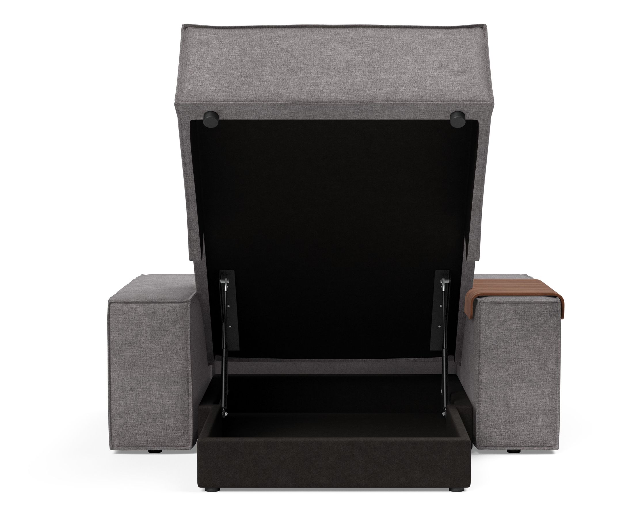 Newilla Storage Lounger Chair w/ Wide Arm Rests