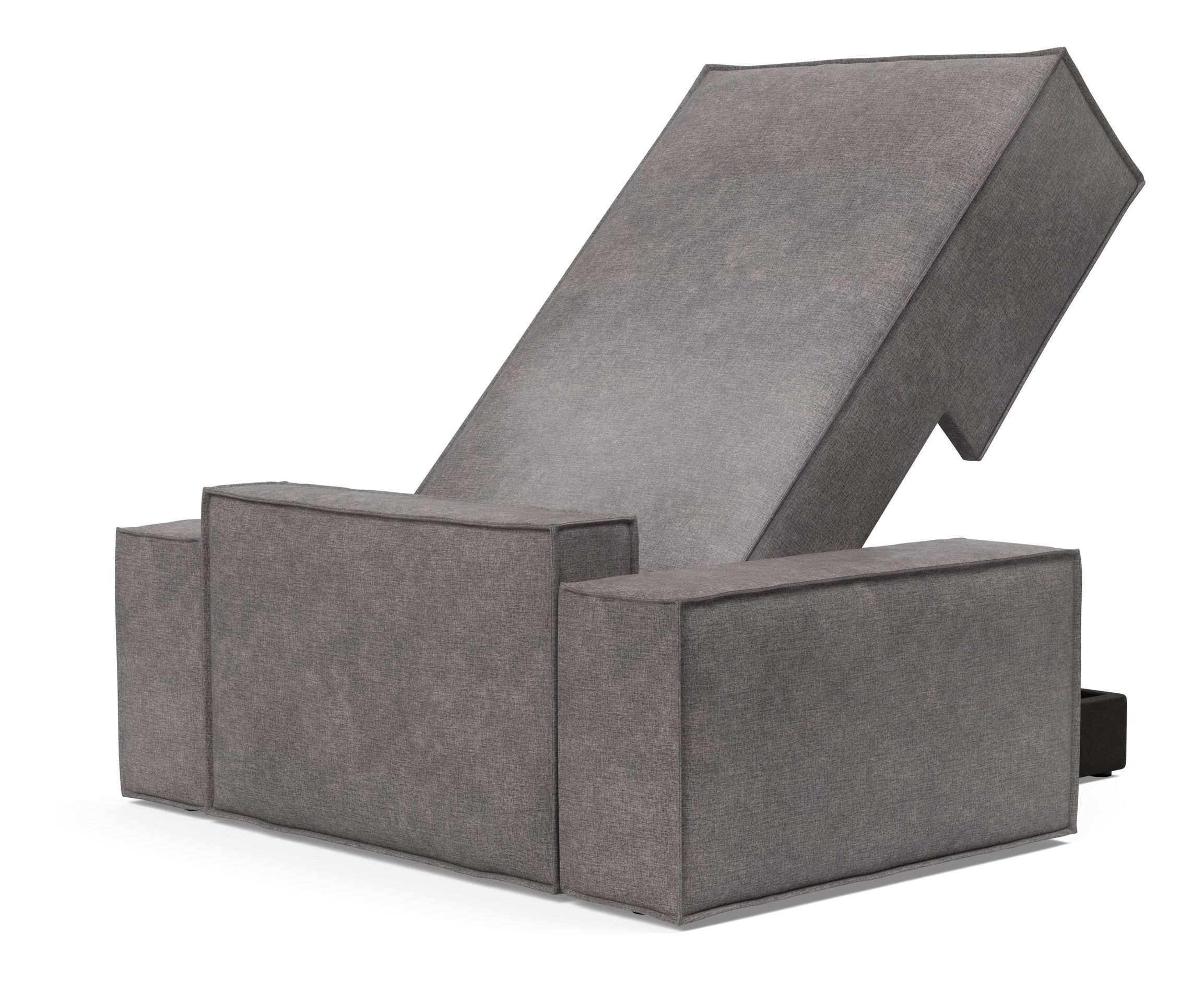 Newilla Storage Lounger Chair w/ Wide Arm Rests