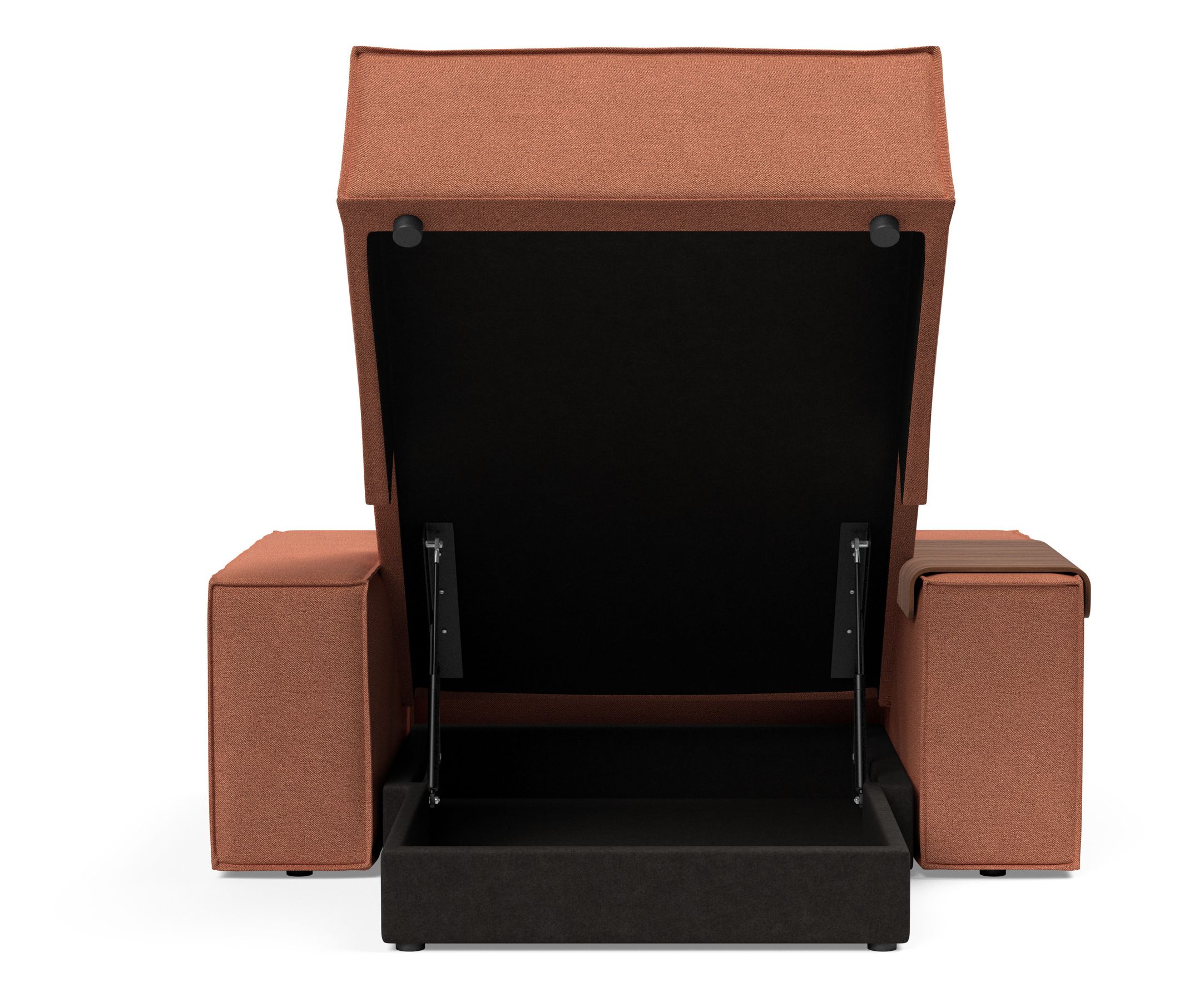 Newilla Storage Lounger Chair w/ Wide Arm Rests