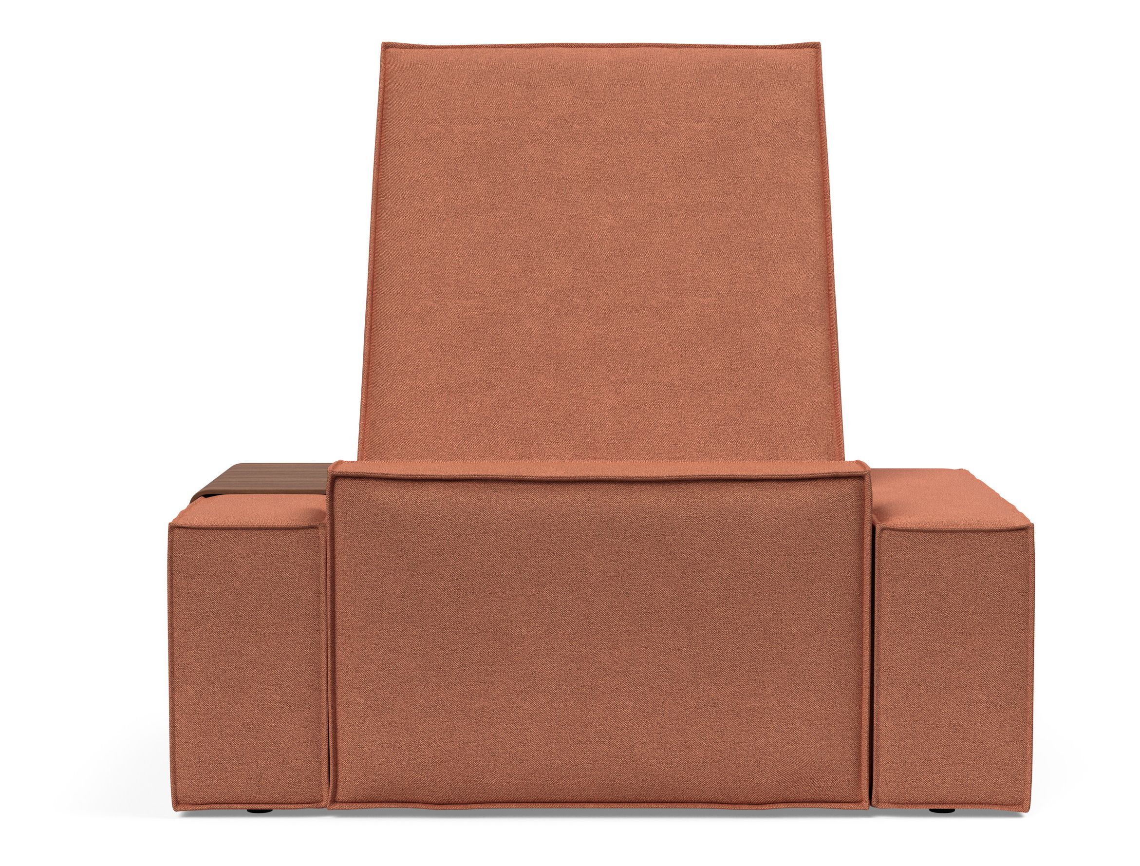 Newilla Storage Lounger Chair w/ Wide Arm Rests