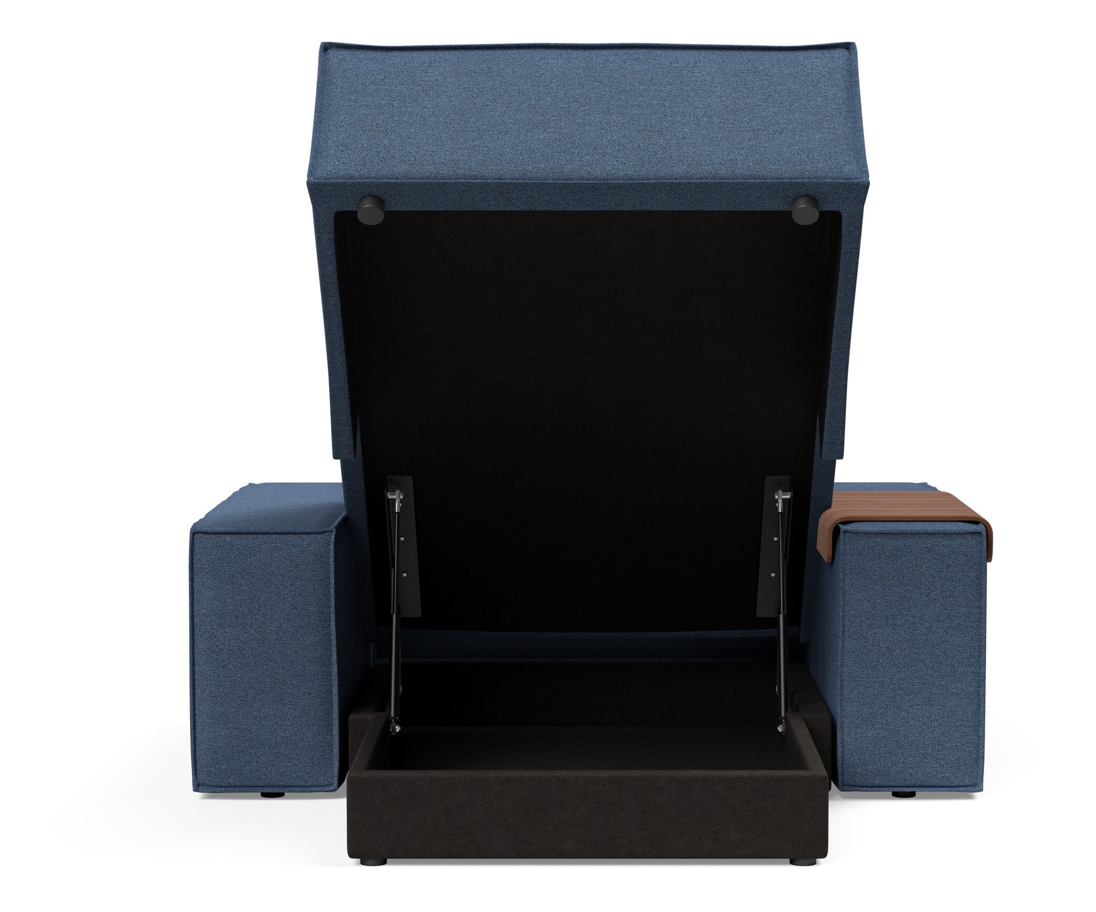 Newilla Storage Lounger Chair w/ Wide Arm Rests