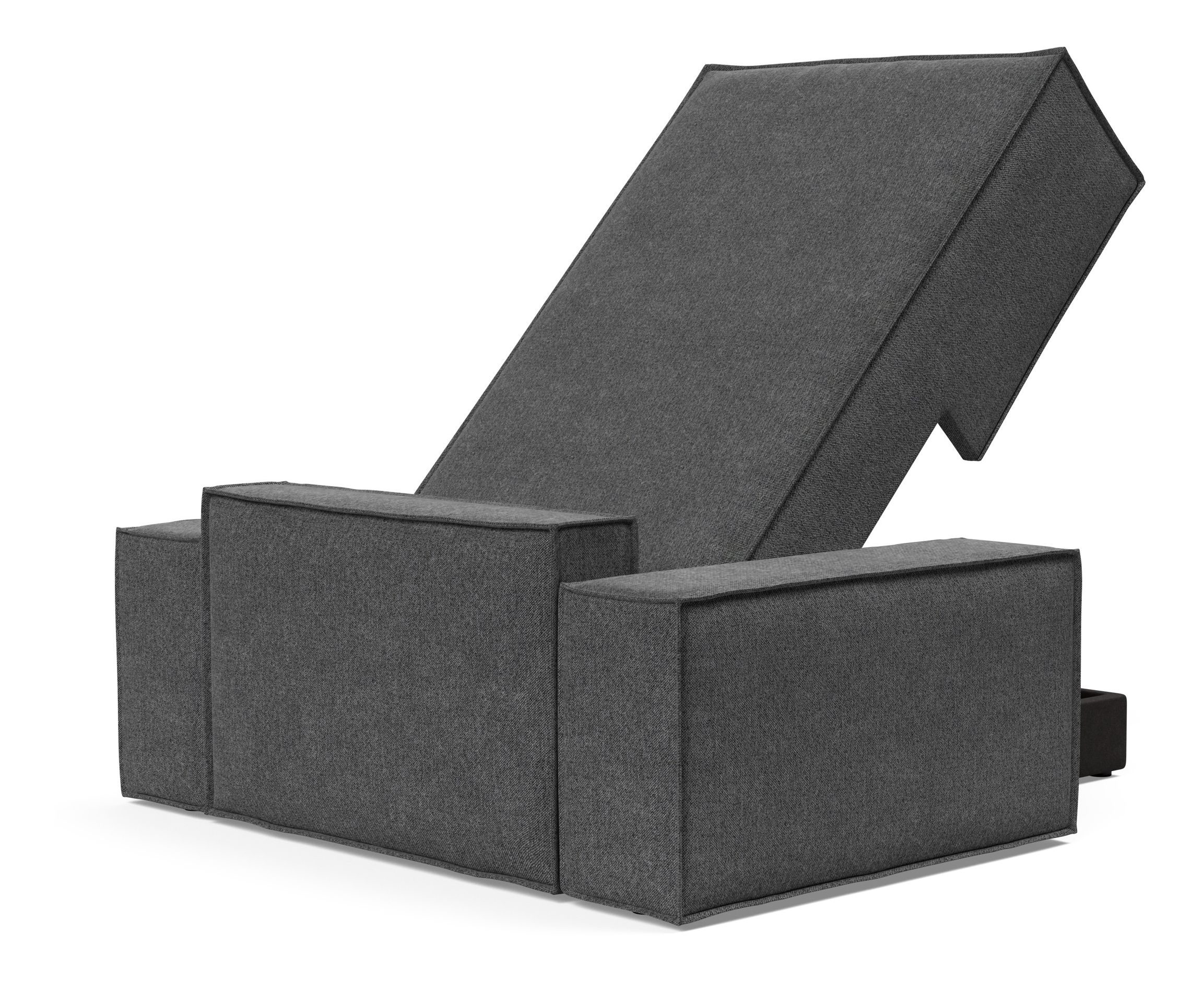 Newilla Storage Lounger Chair w/ Wide Arm Rests